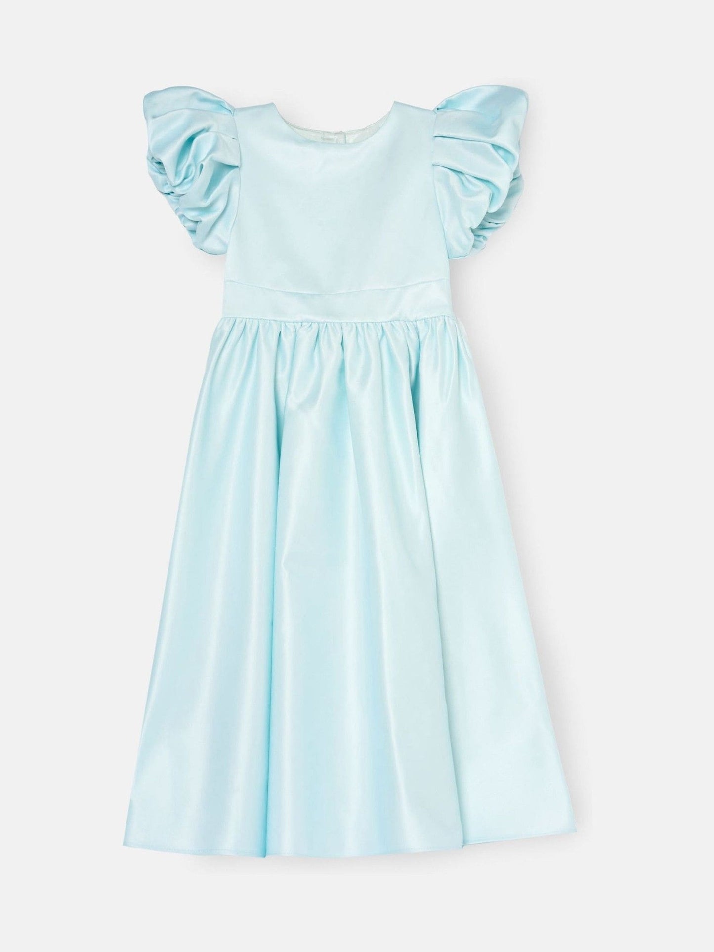 Angel & Rocket Blue Bluebell Structured Puff Sleeve Dress image 4
