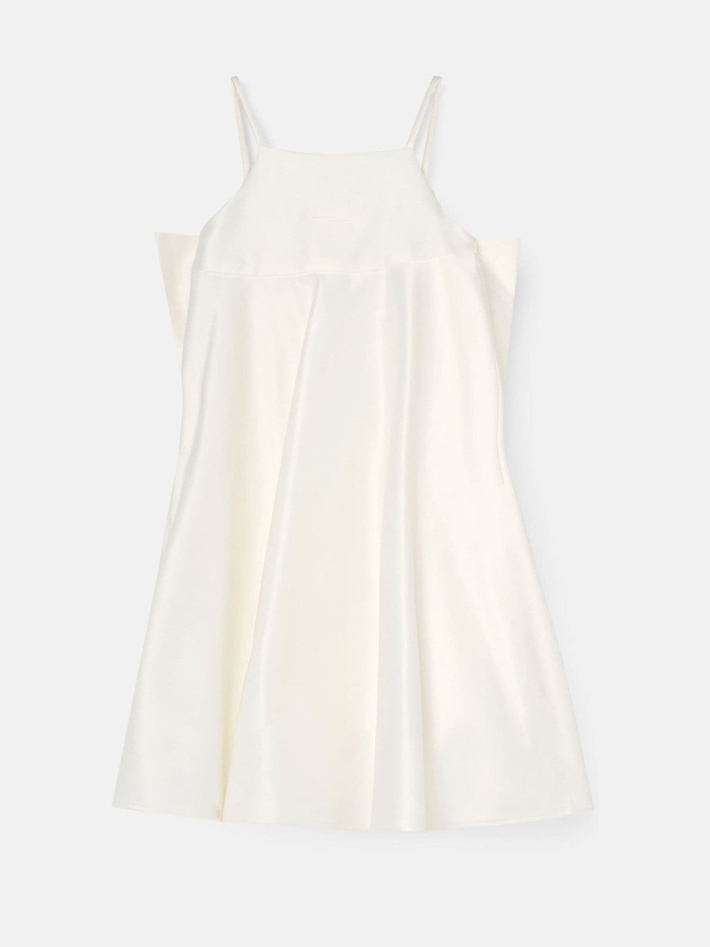 Angel & Rocket White Gabriella Bow Pleat Dress image 4