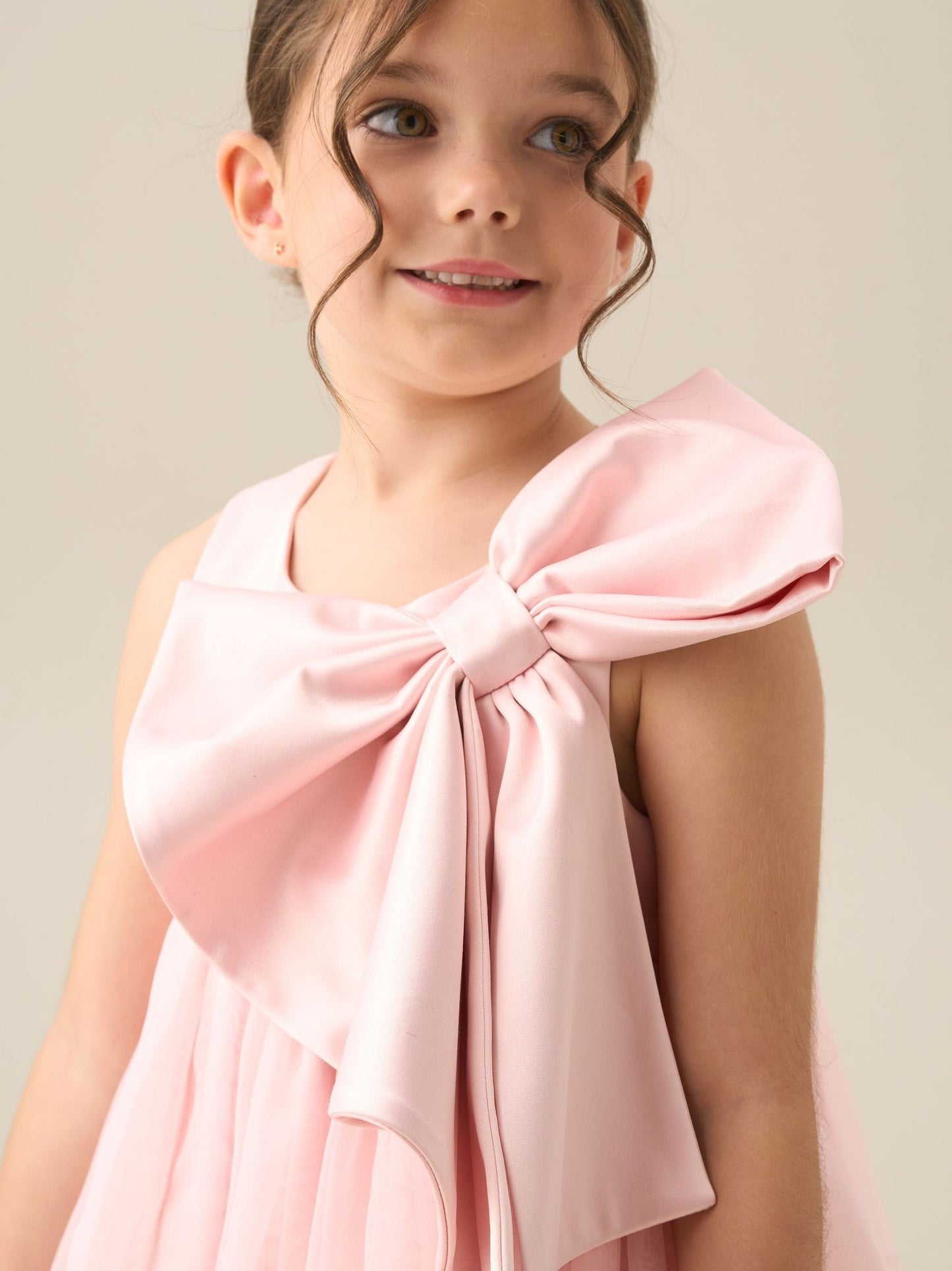 Angel & Rocket Pink Paris Blush Bow Dress image 3