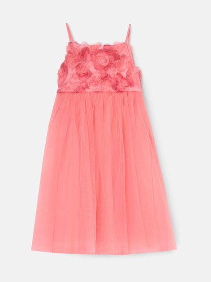 Angel & Rocket Pink Rosie Embellished Flower Dress image 6