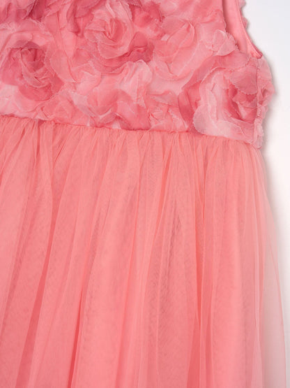 Angel & Rocket Pink Rosie Embellished Flower Dress image 8