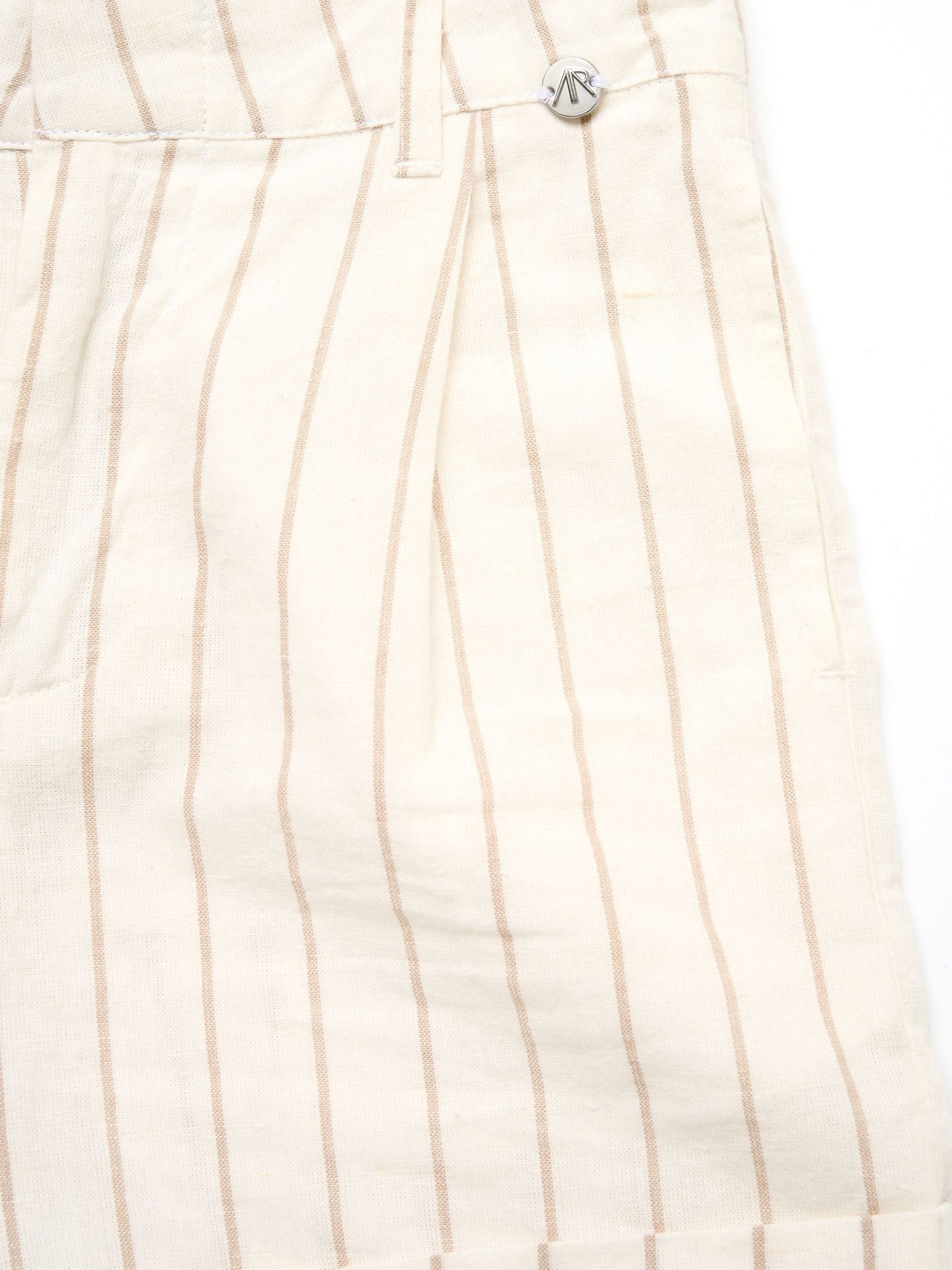 Dsiney Kidz - Angel & Rocket White Jake Turn Up Stripe Suit Shorts image 5