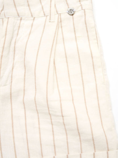 Dsiney Kidz - Angel & Rocket White Jake Turn Up Stripe Suit Shorts image 5
