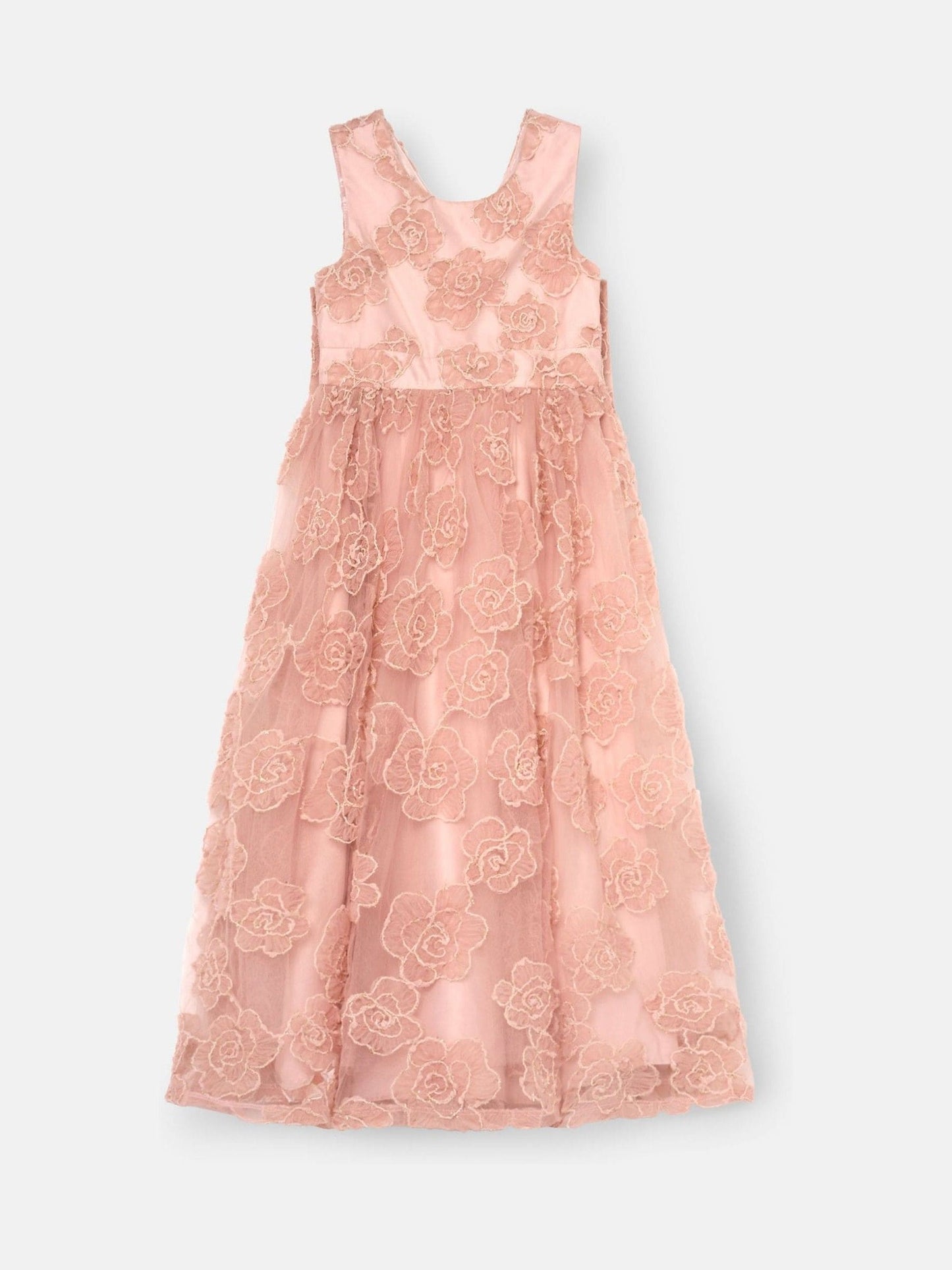 Angel & Rocket Pink Louise Blush Embellished Bow Back Dress image 4