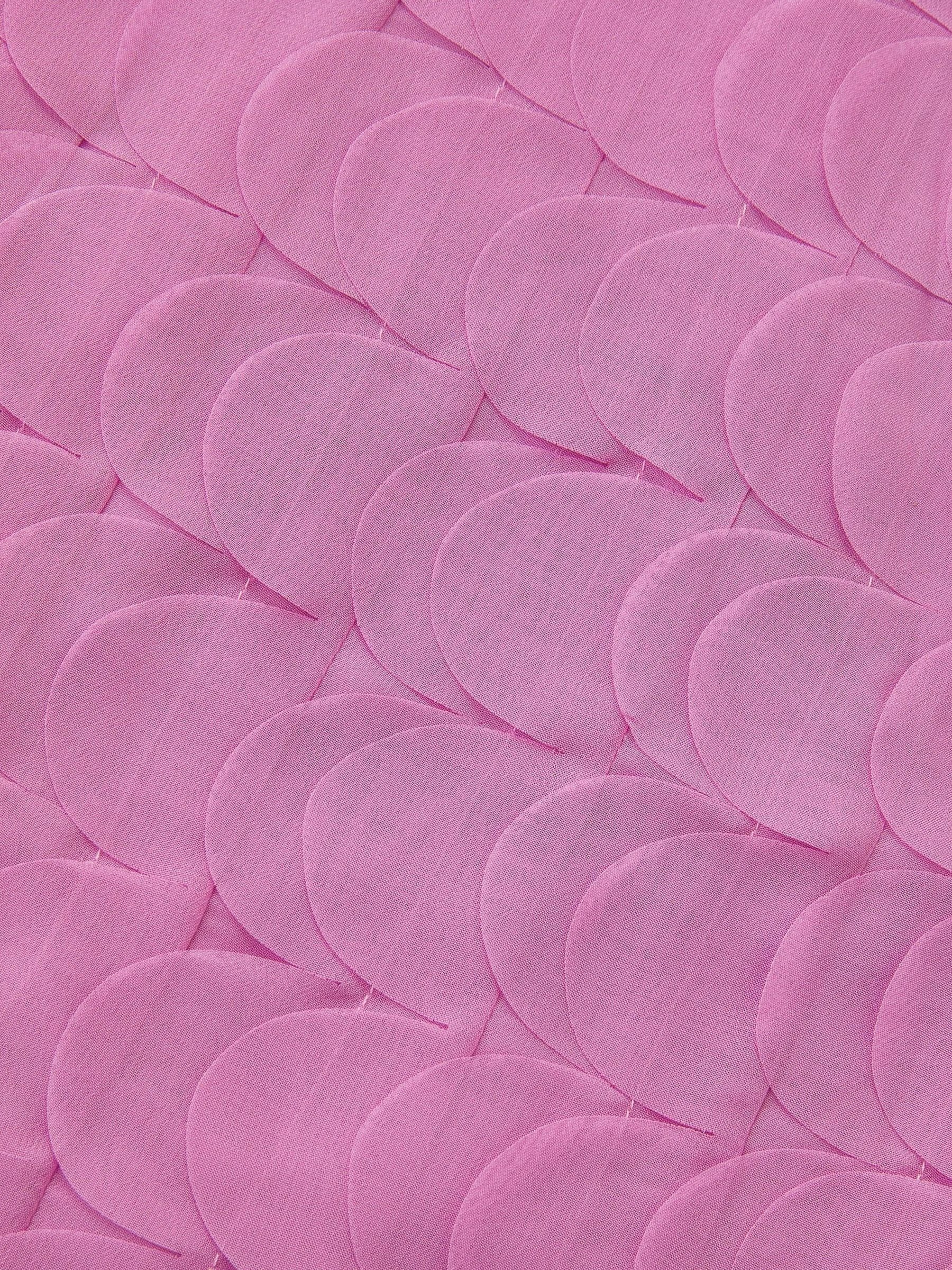 Monsoon Pink Jazzy Scallop Frill Shift Dress image 4