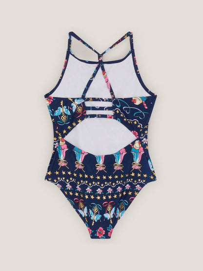Monsoon Blue Ice Cream Print Swimsuit image 2