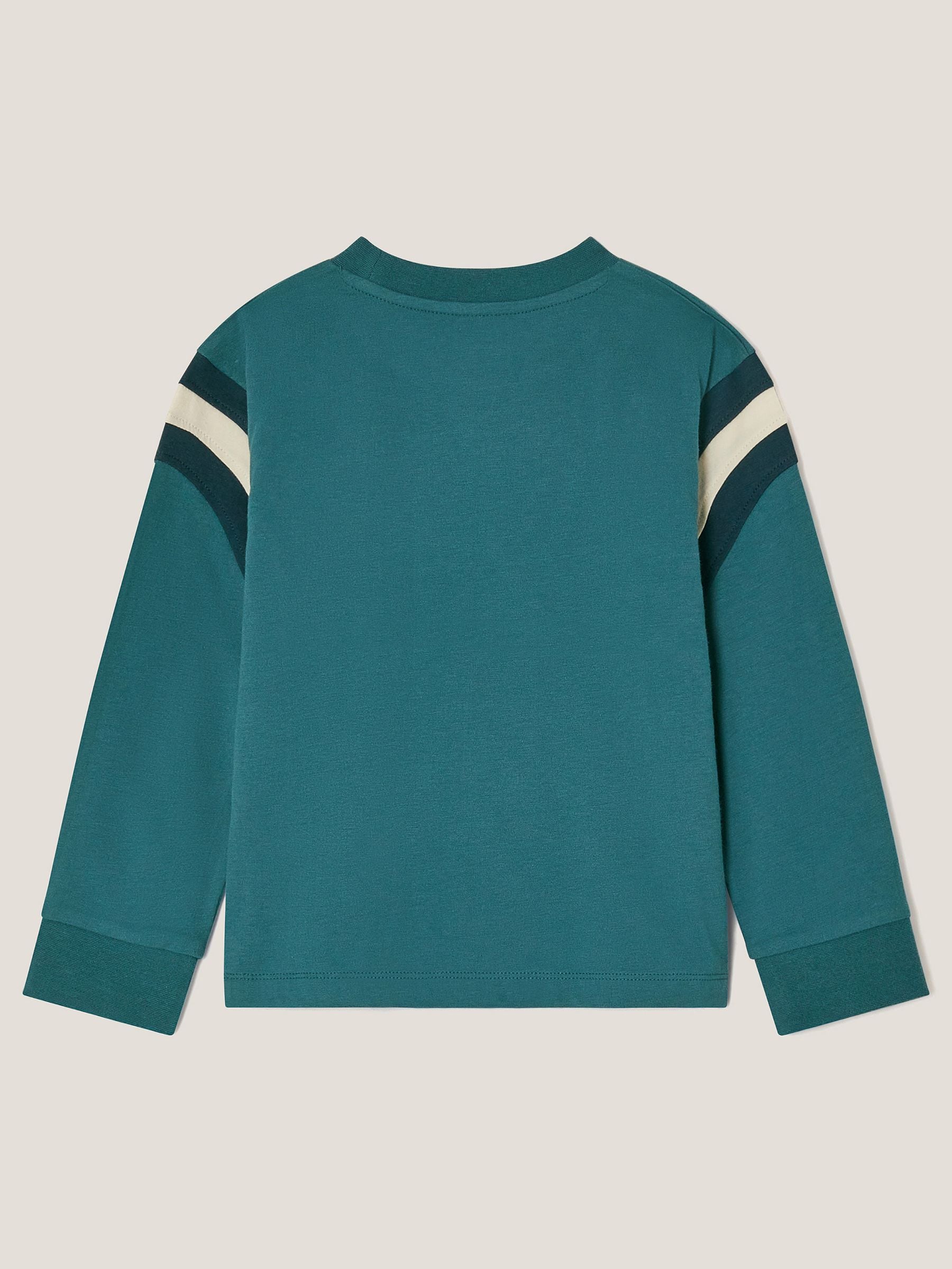 Monsoon Blue Tiger Logo Long Sleeve Top image 2