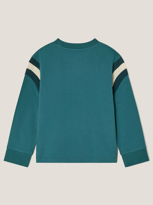 Monsoon Blue Tiger Logo Long Sleeve Top image 2
