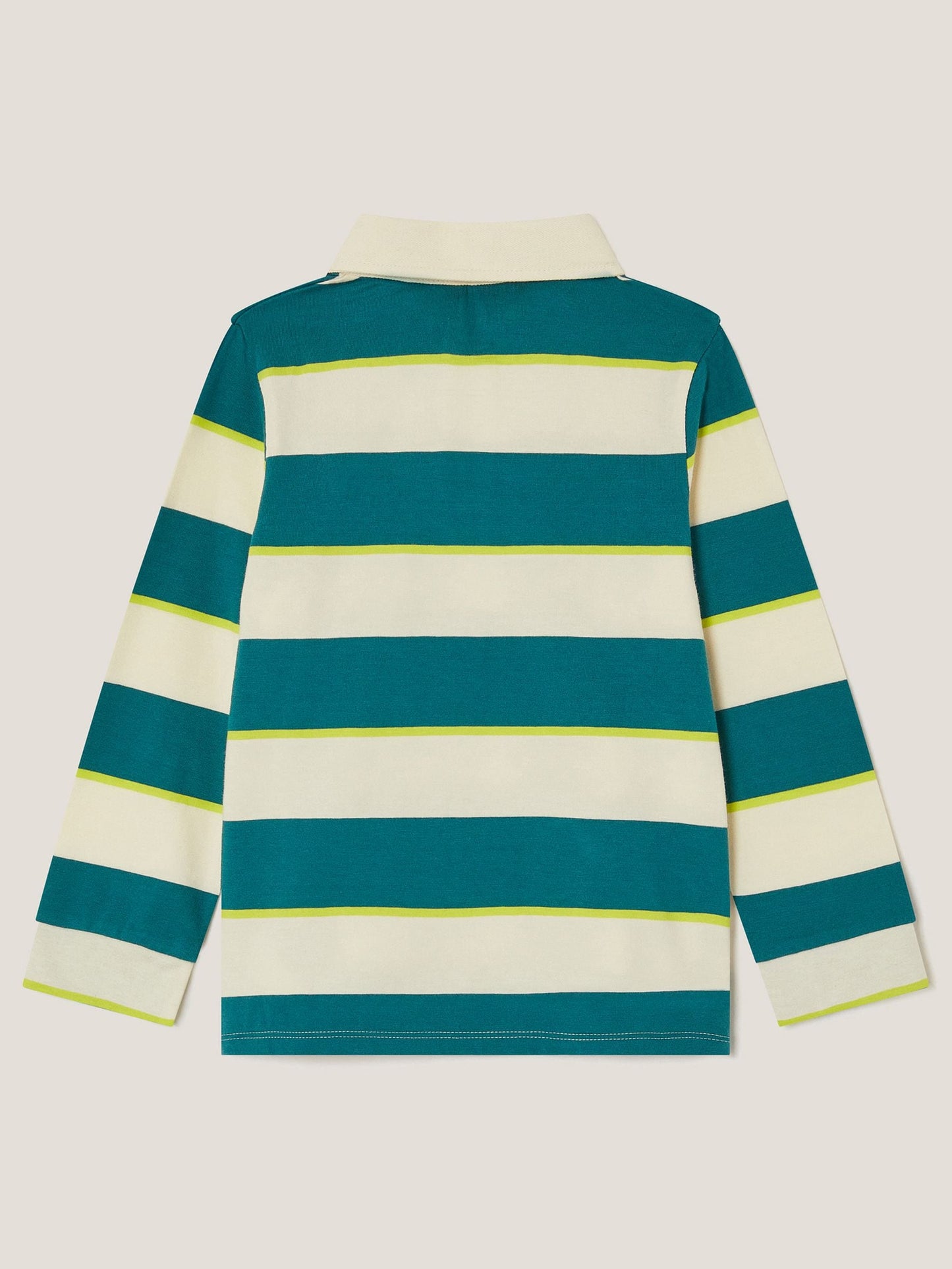 Dsiney Kidz - Monsoon Green Tiger Logo Stripe Rugby Shirt image 2