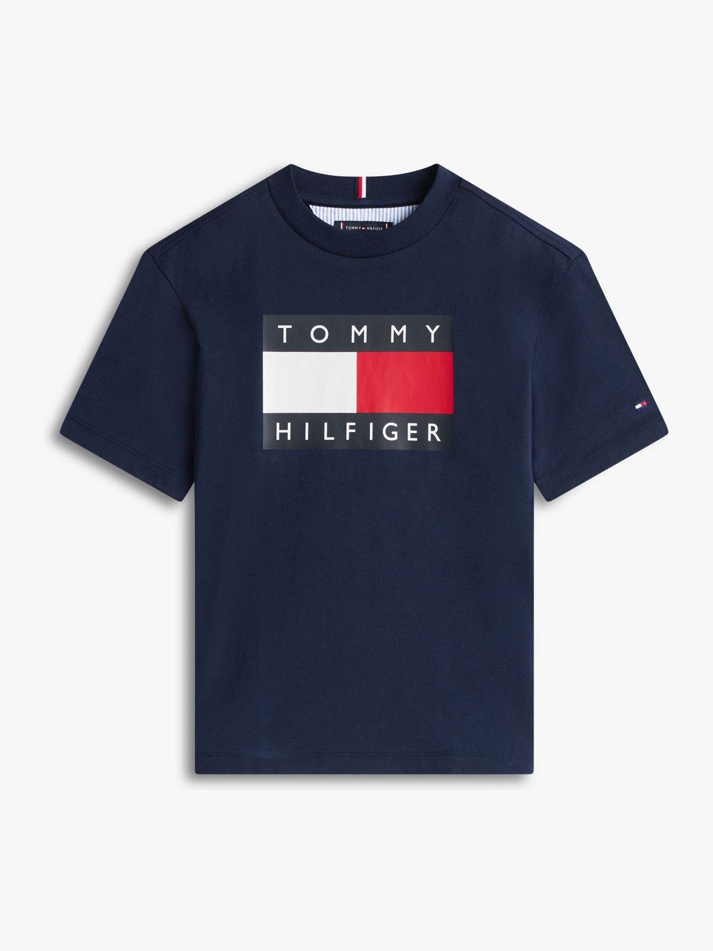 Tommy Hilfiger Navy Blue Heritage Flag Print Jersey T-Shirt image 5