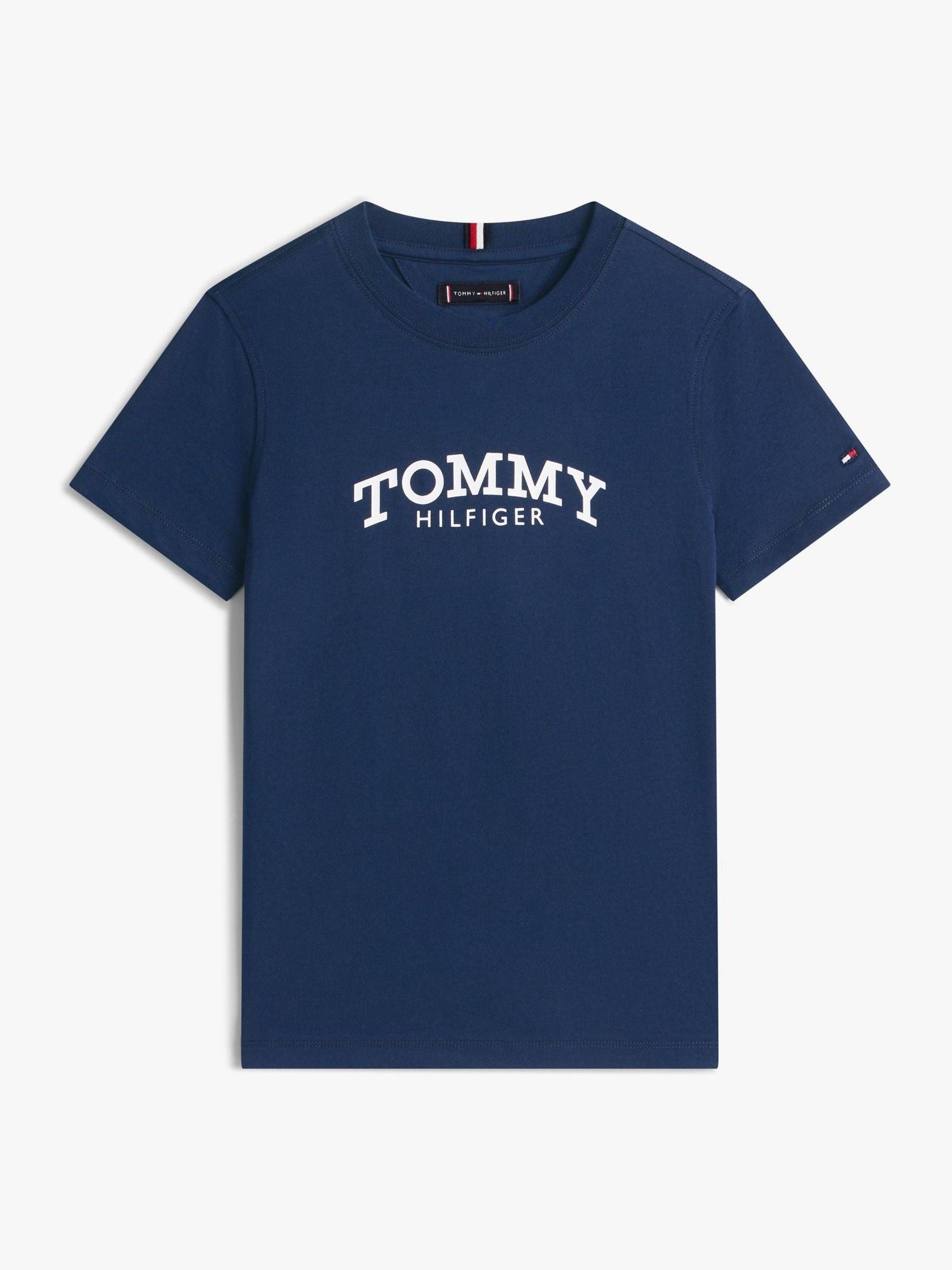 Tommy Hilfiger Blue Logo Print T-Shirt image 5