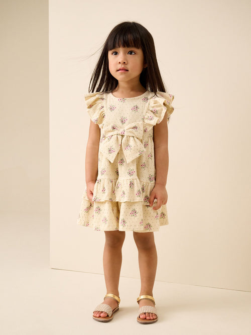 Dsiney Kidz - Ecru Tiered Summer Dress (3mths-7yrs) image 1
