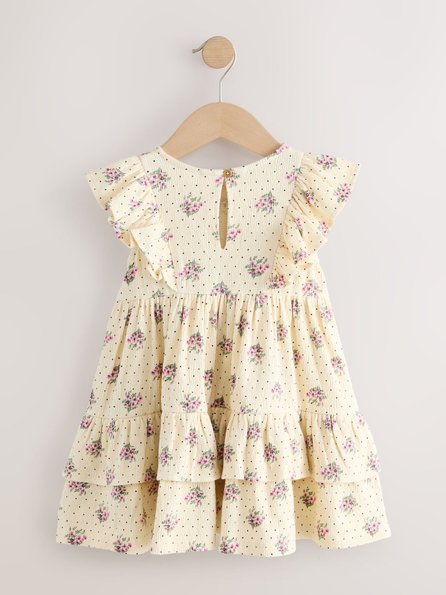 Ecru Tiered Summer Dress (3mths-7yrs) image 5