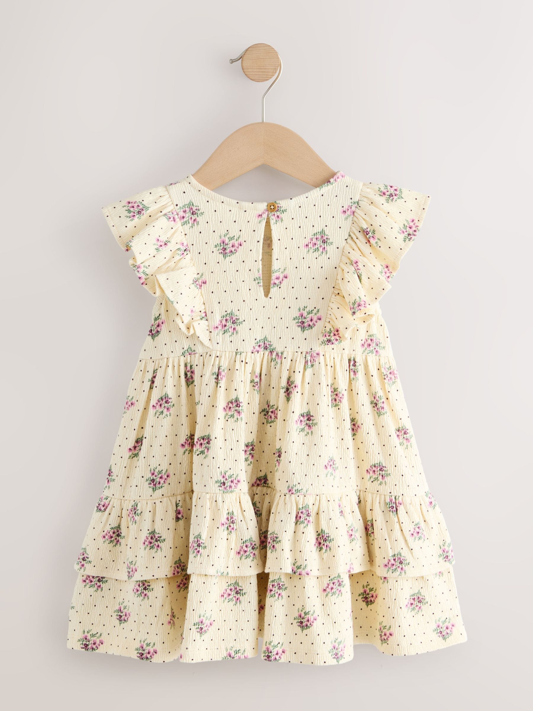 Ecru Tiered Summer Dress (3mths-7yrs) image 5
