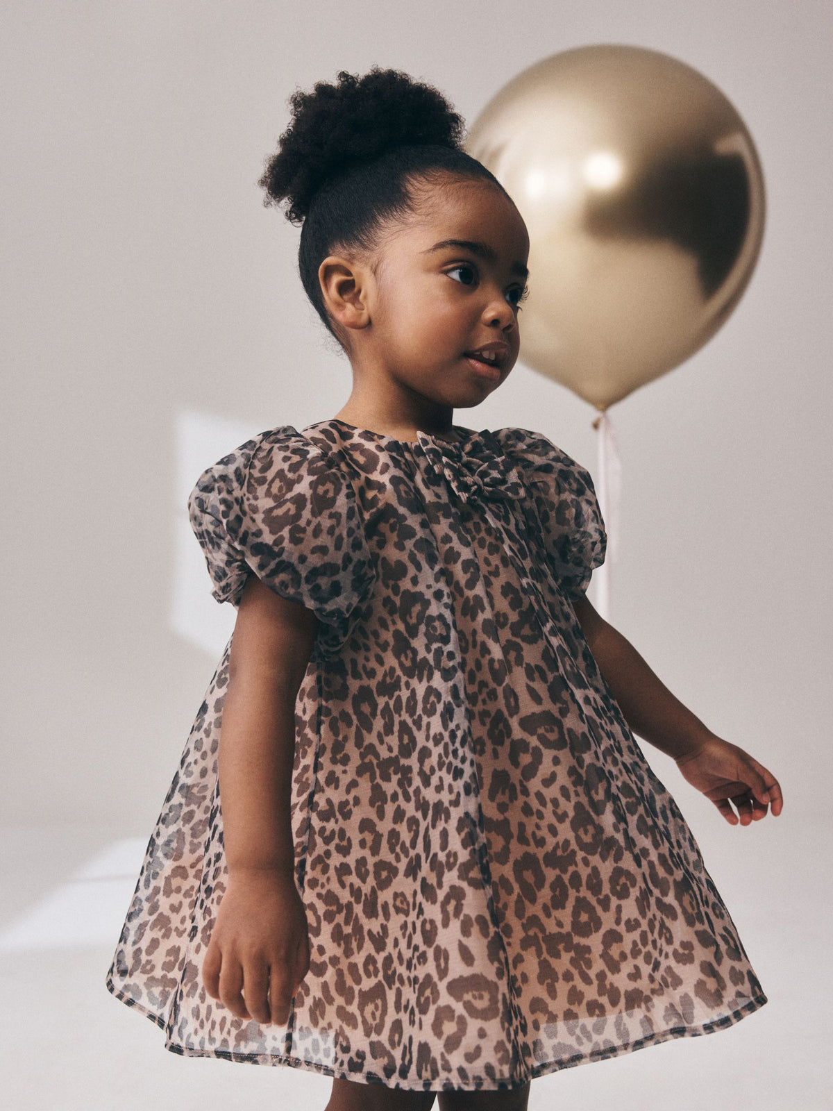 Dsiney Kidz - Leopard Short Sleeve Mesh Dress (3mths-7yrs) image 1