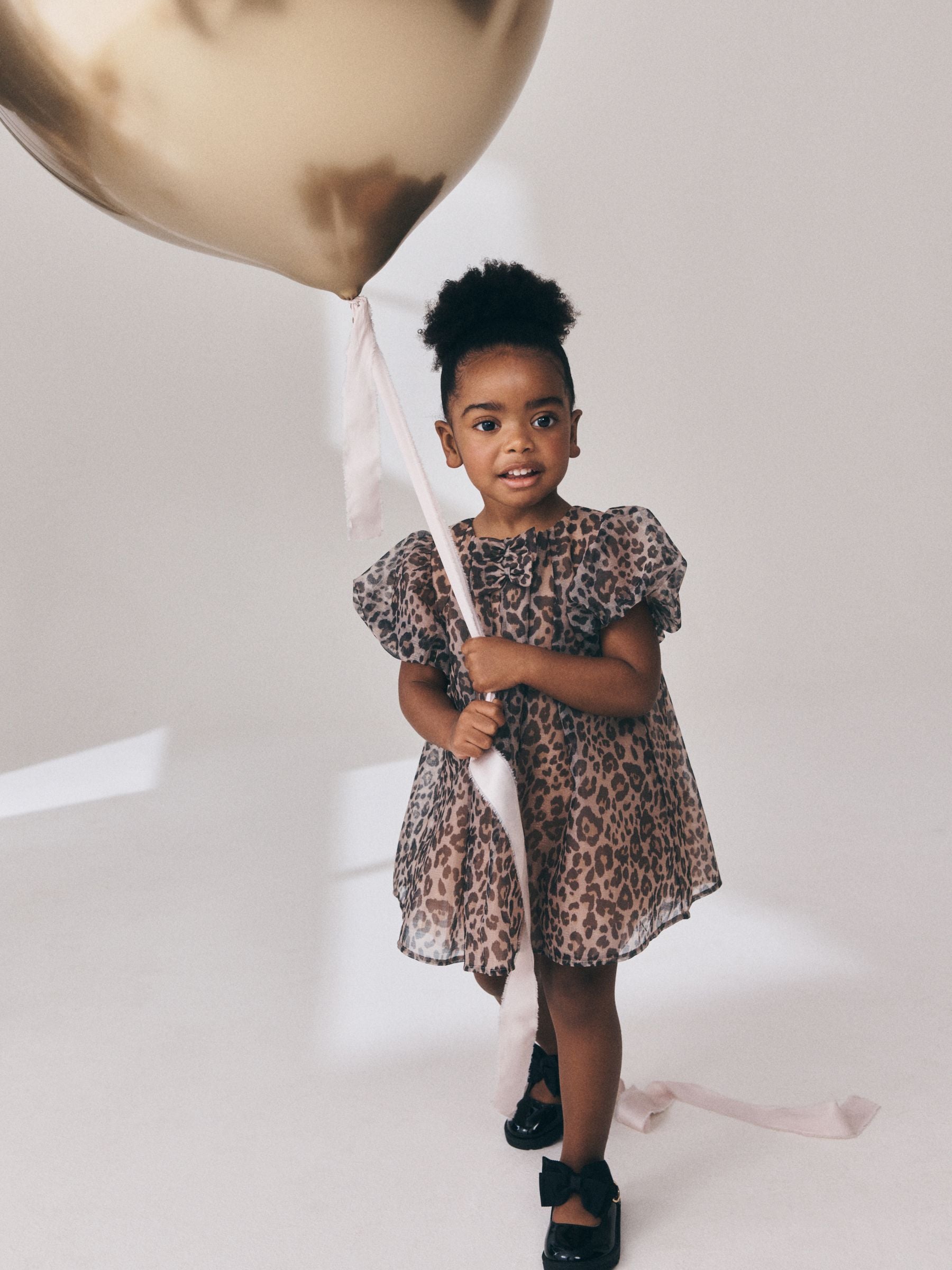 Dsiney Kidz - Leopard Short Sleeve Mesh Dress (3mths-7yrs) image 2