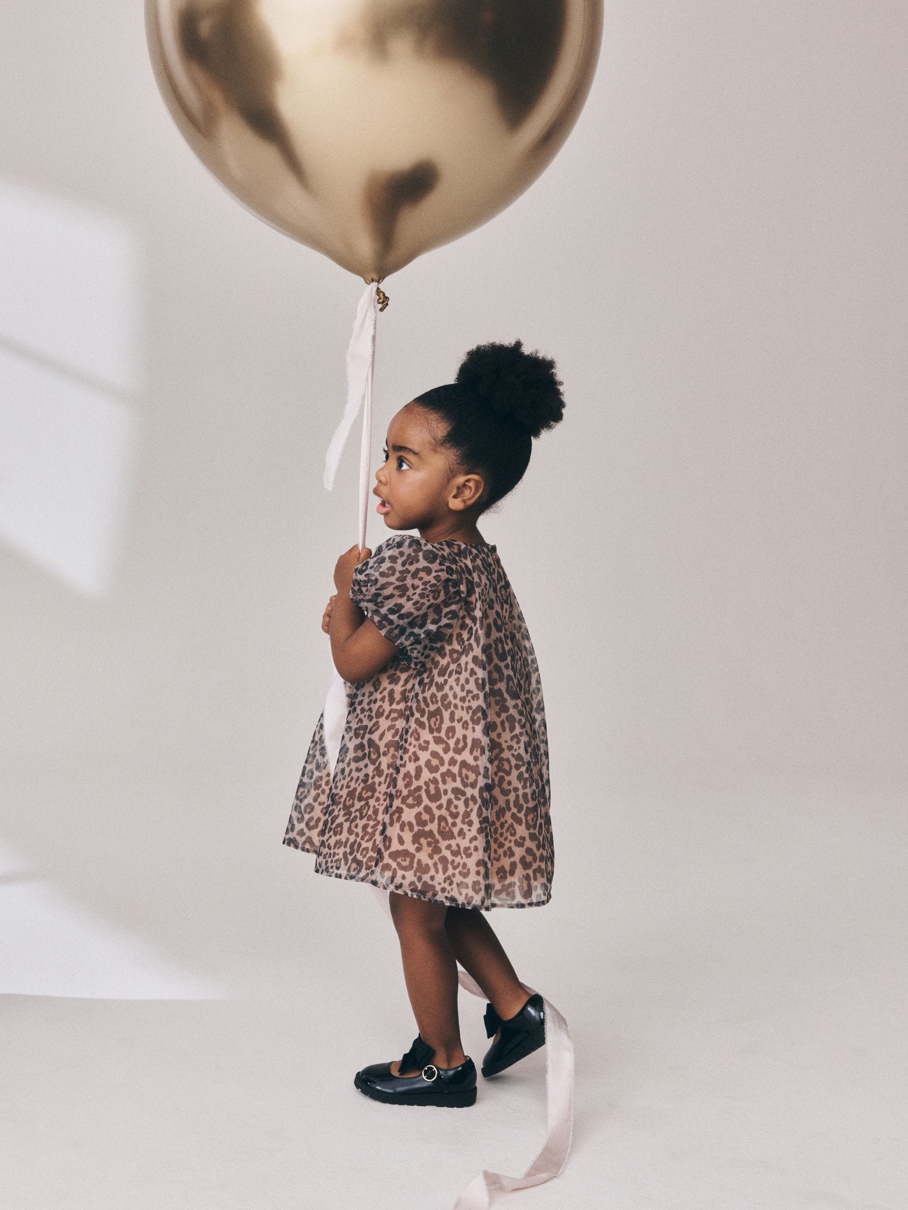 Dsiney Kidz - Leopard Short Sleeve Mesh Dress (3mths-7yrs) image 3