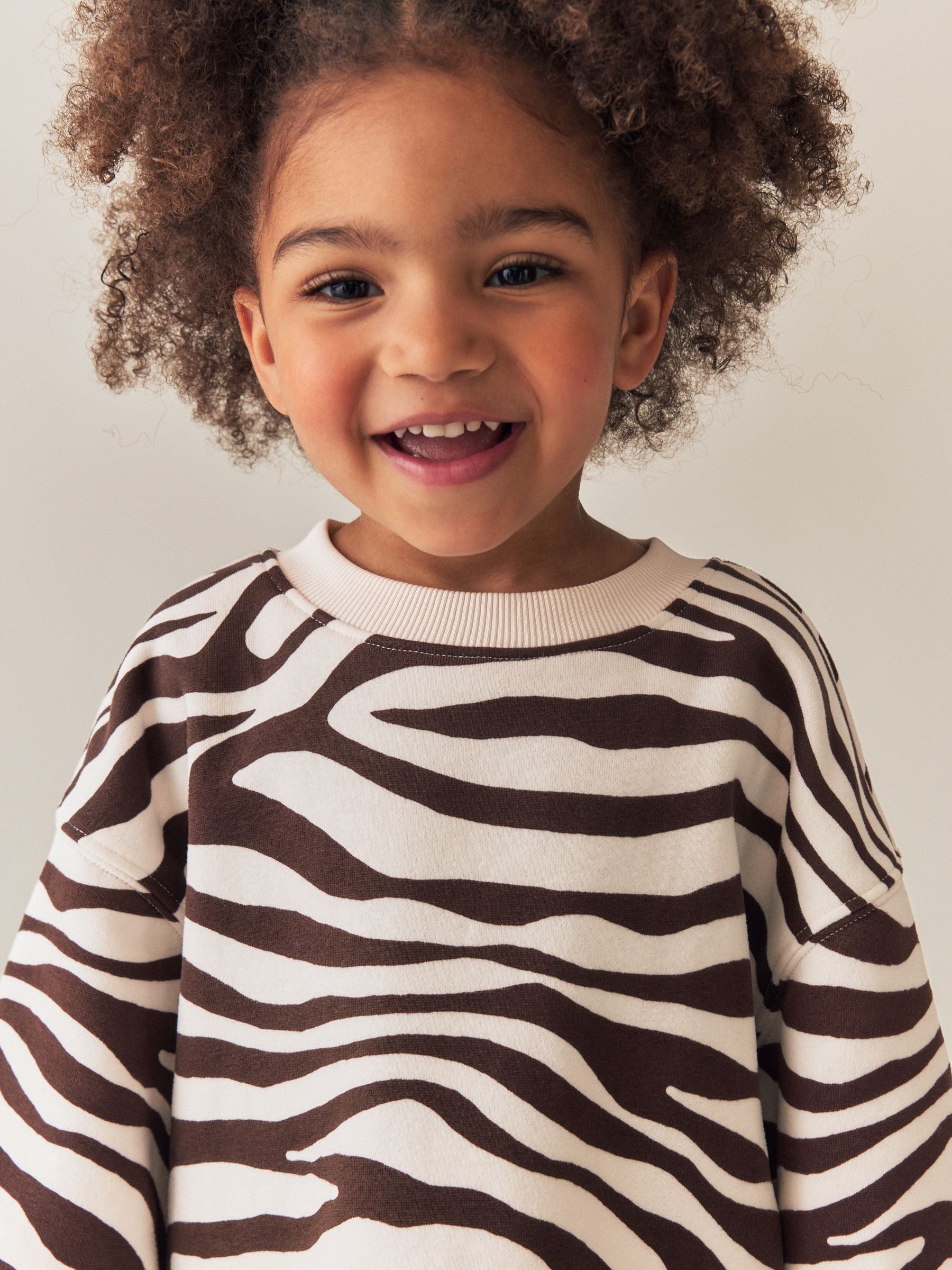 Dsiney Kidz - Zebra Print Long Sleeve Sweat Dress (3mths-7yrs) image 4