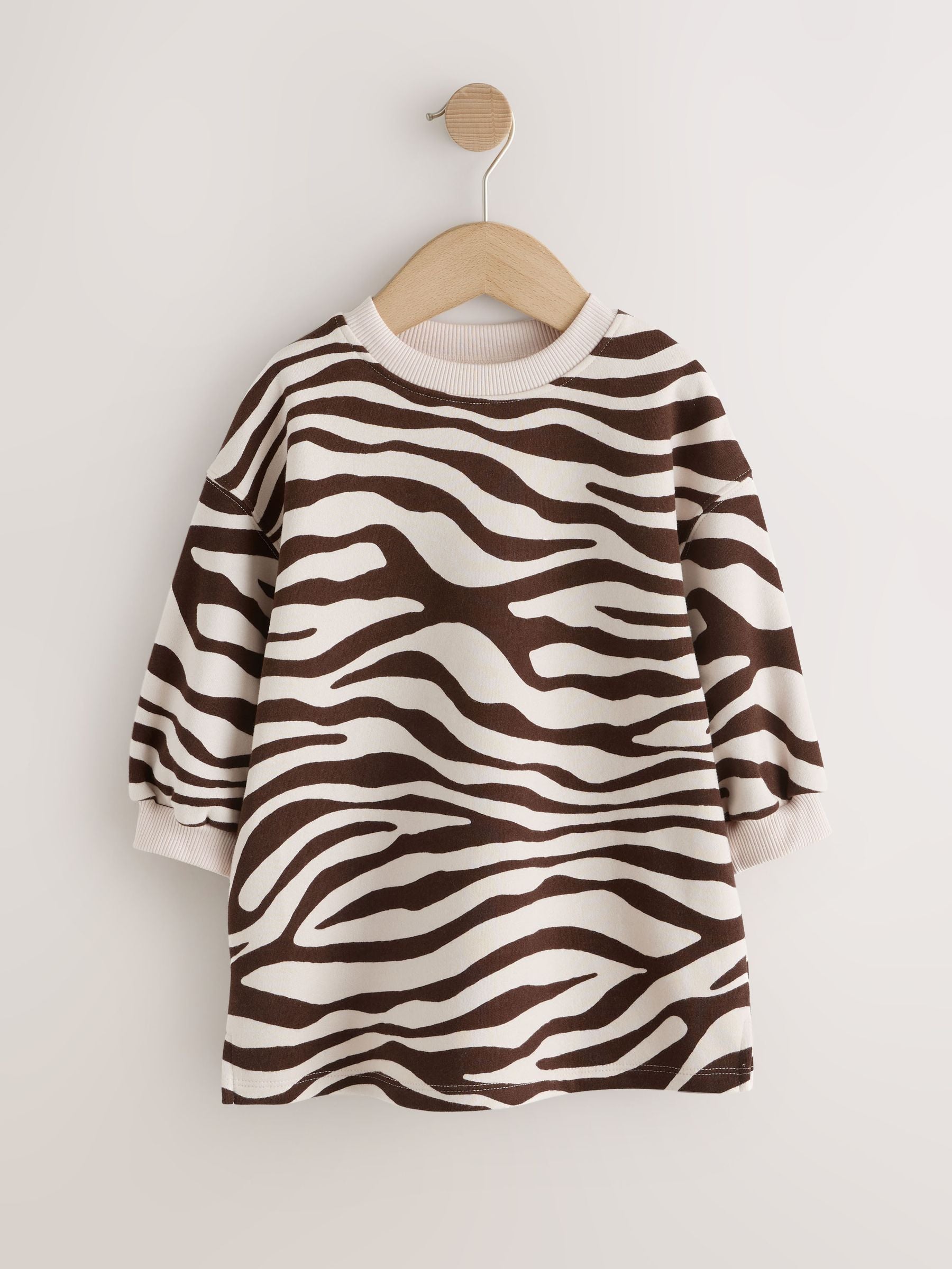 Dsiney Kidz - Zebra Print Long Sleeve Sweat Dress (3mths-7yrs) image 6