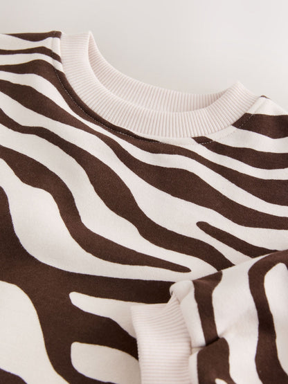 Dsiney Kidz - Zebra Print Long Sleeve Sweat Dress (3mths-7yrs) image 8