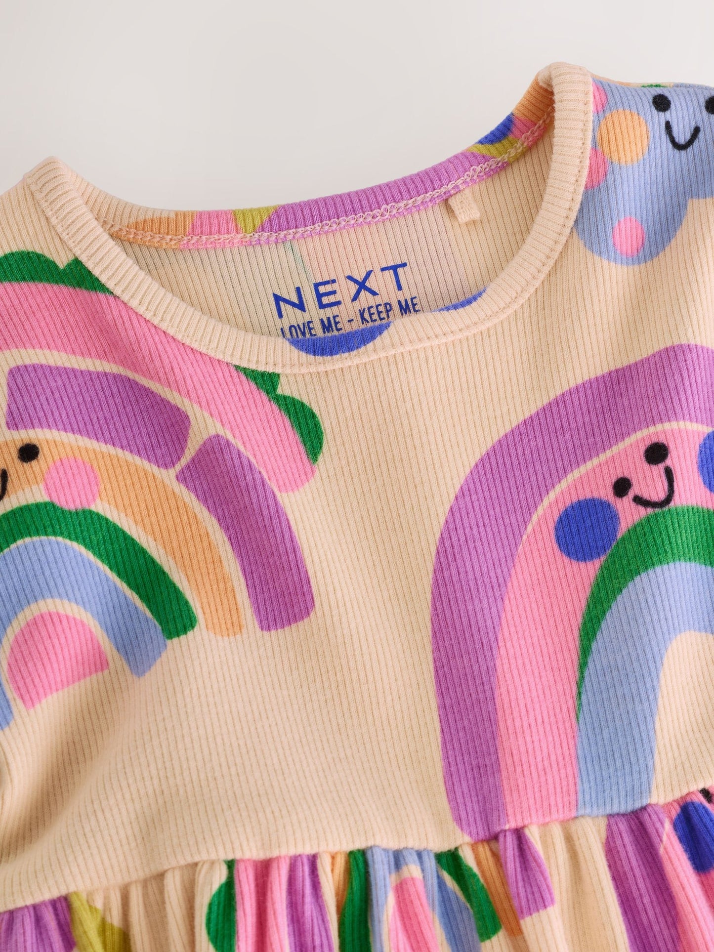 Dsiney Kidz - Rainbow Long Sleeve Ribbed Dress (3mths-7yrs) image 7