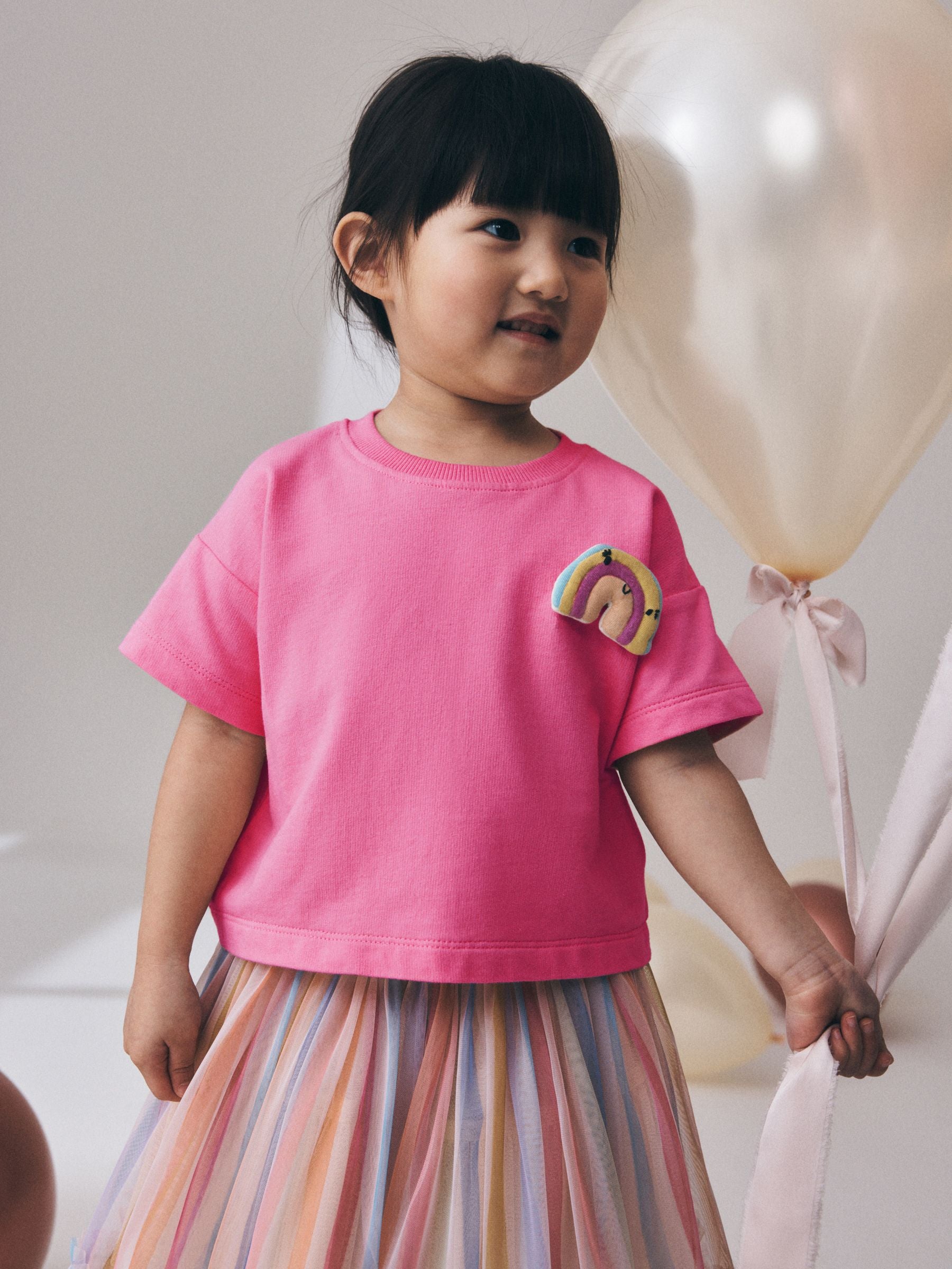 Dsiney Kidz - Rainbow Short Sleeve Top and Tutu Skirt Set (3mths-7yrs) image 1