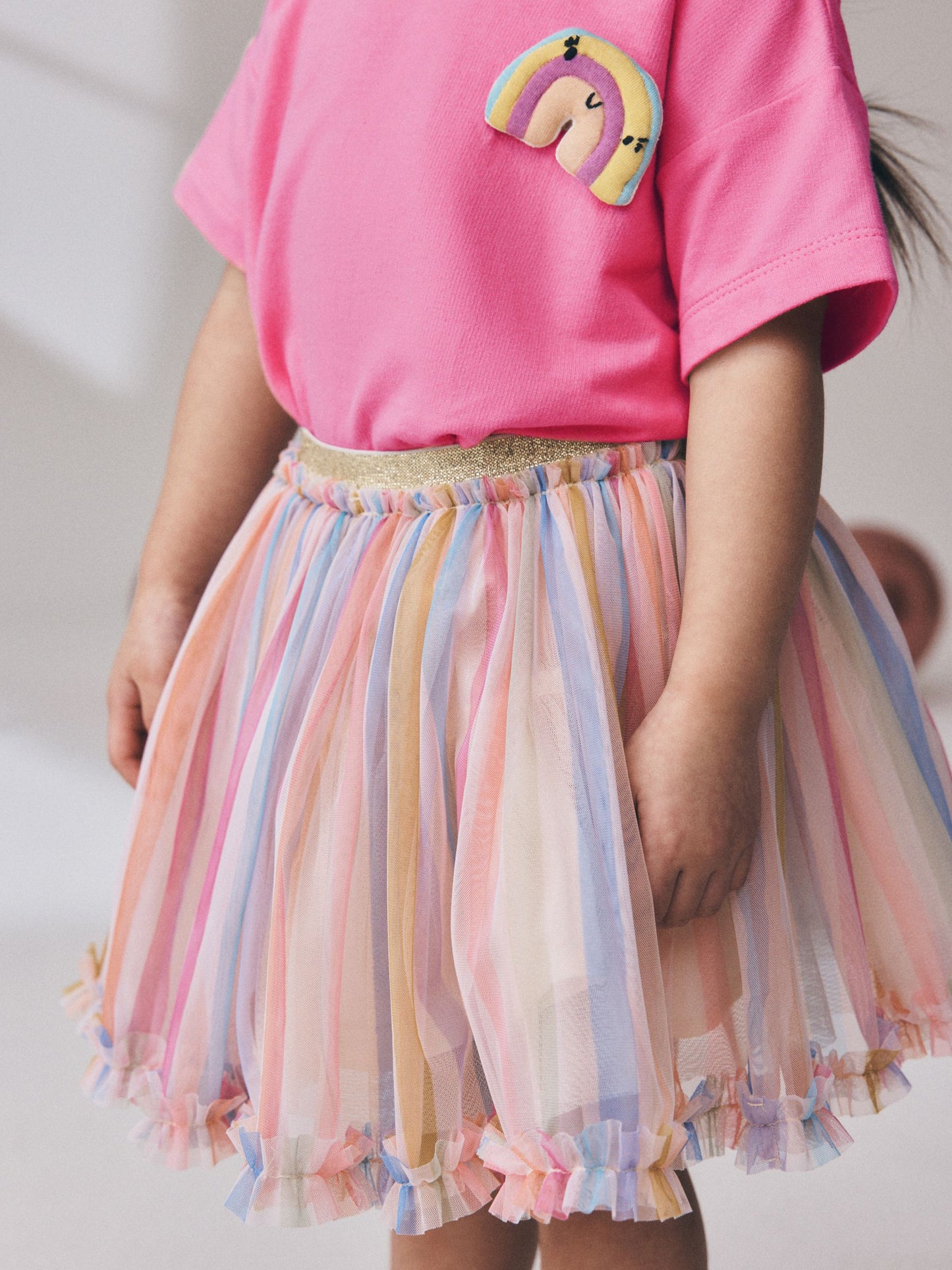Dsiney Kidz - Rainbow Short Sleeve Top and Tutu Skirt Set (3mths-7yrs) image 3