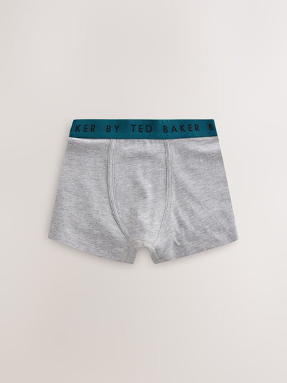 Dsiney Kidz - Baker by Ted Baker Multi/Burgundy Boxers 5 Pack image 4