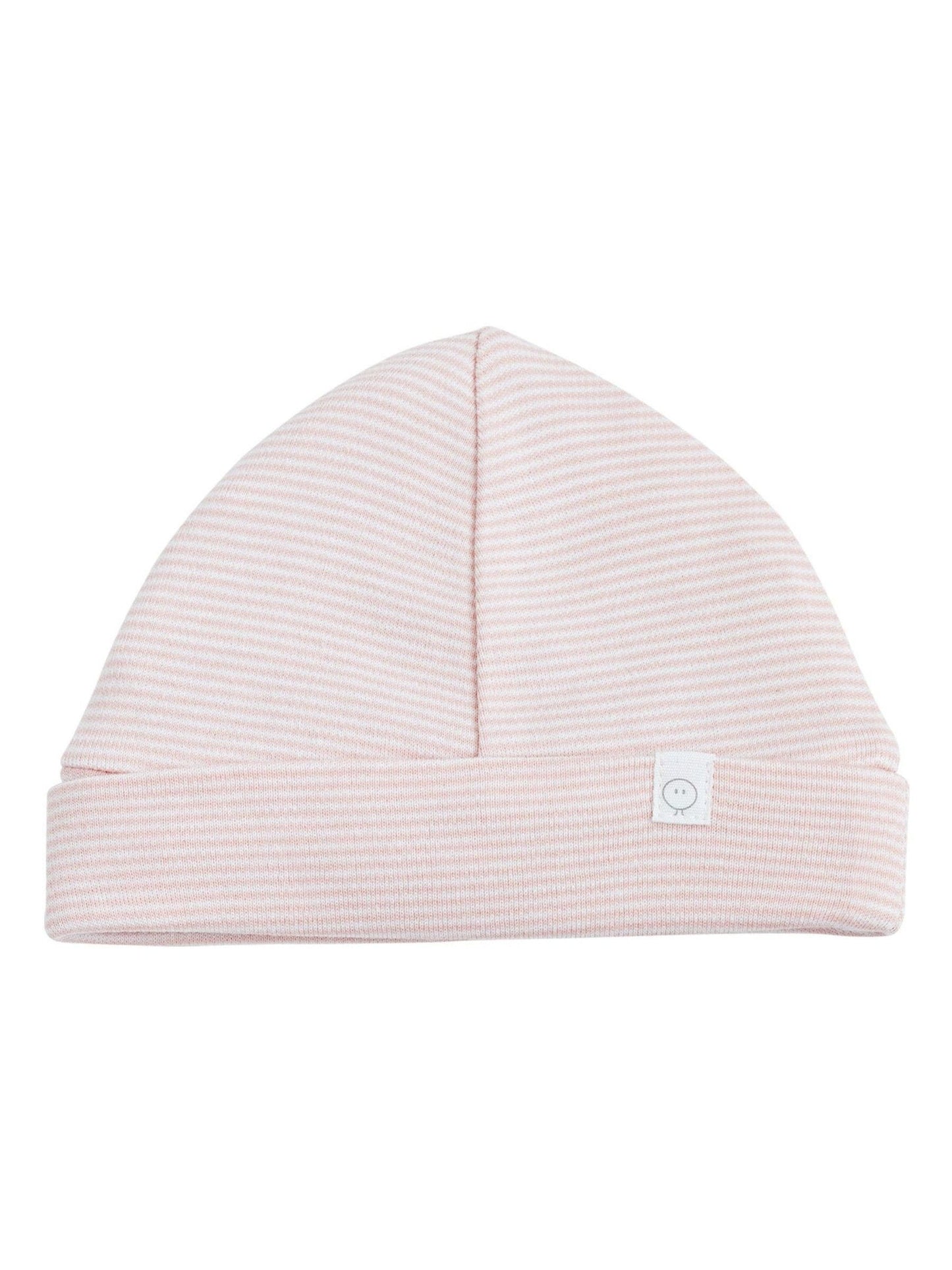 MORI Pink Stripe Supersoft Baby Hat image 3
