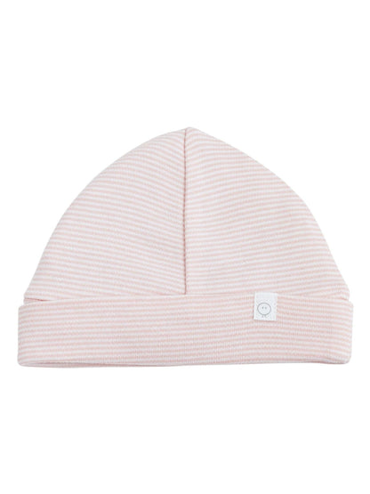 MORI Pink Stripe Supersoft Baby Hat image 3