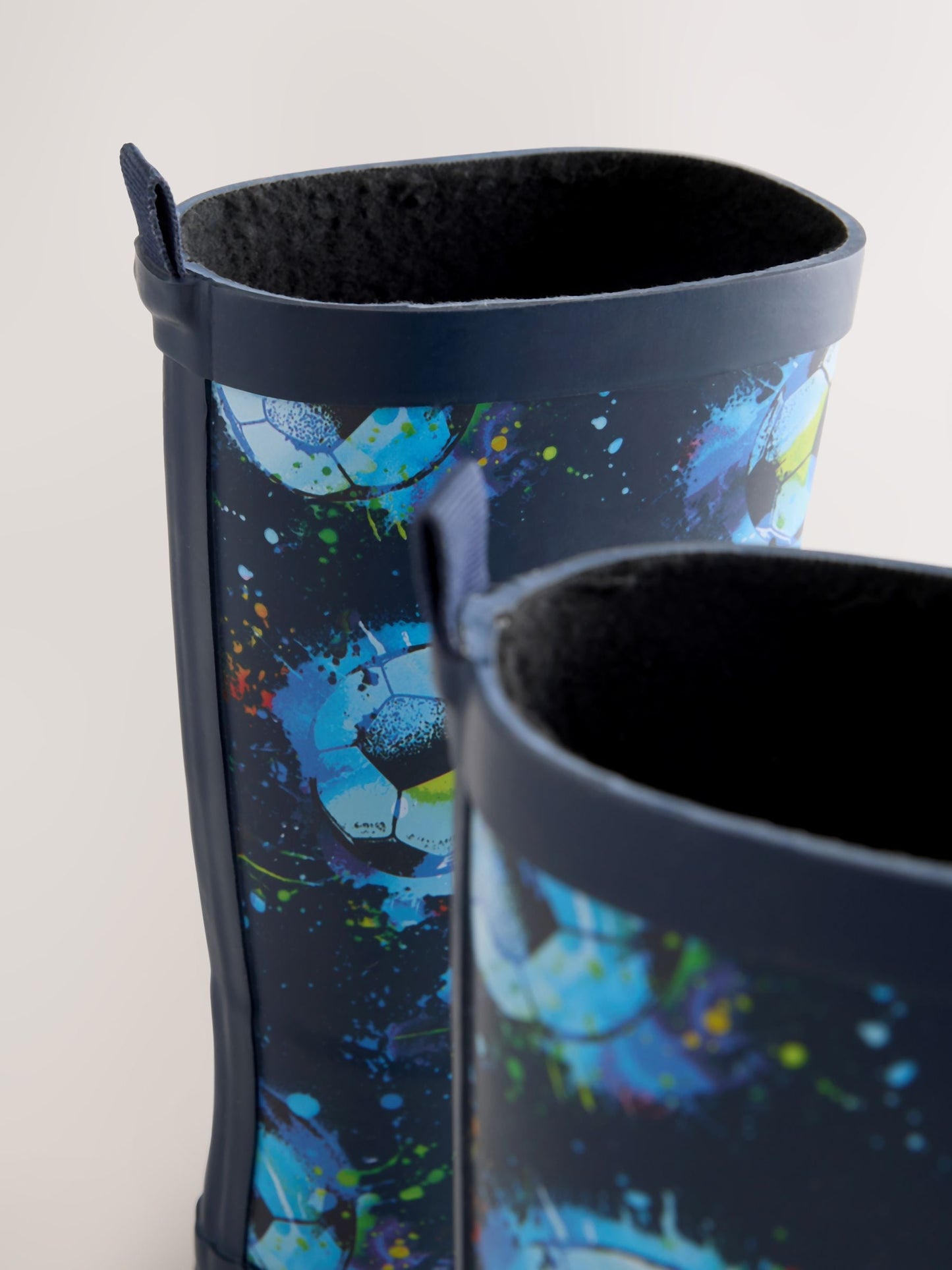 Navy Football Rubber Wellies image 5