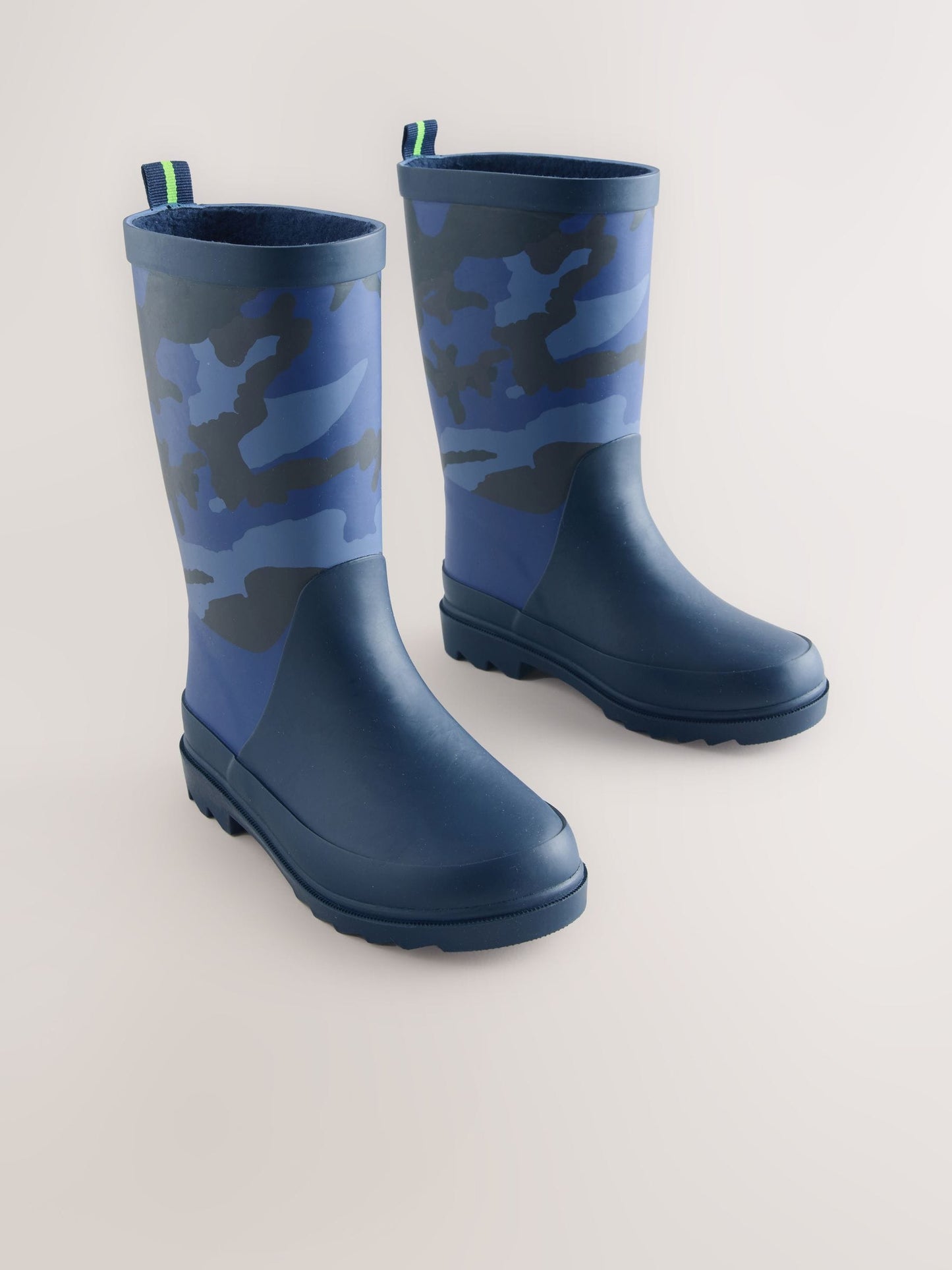 Navy Camo Rubber Wellies image 1