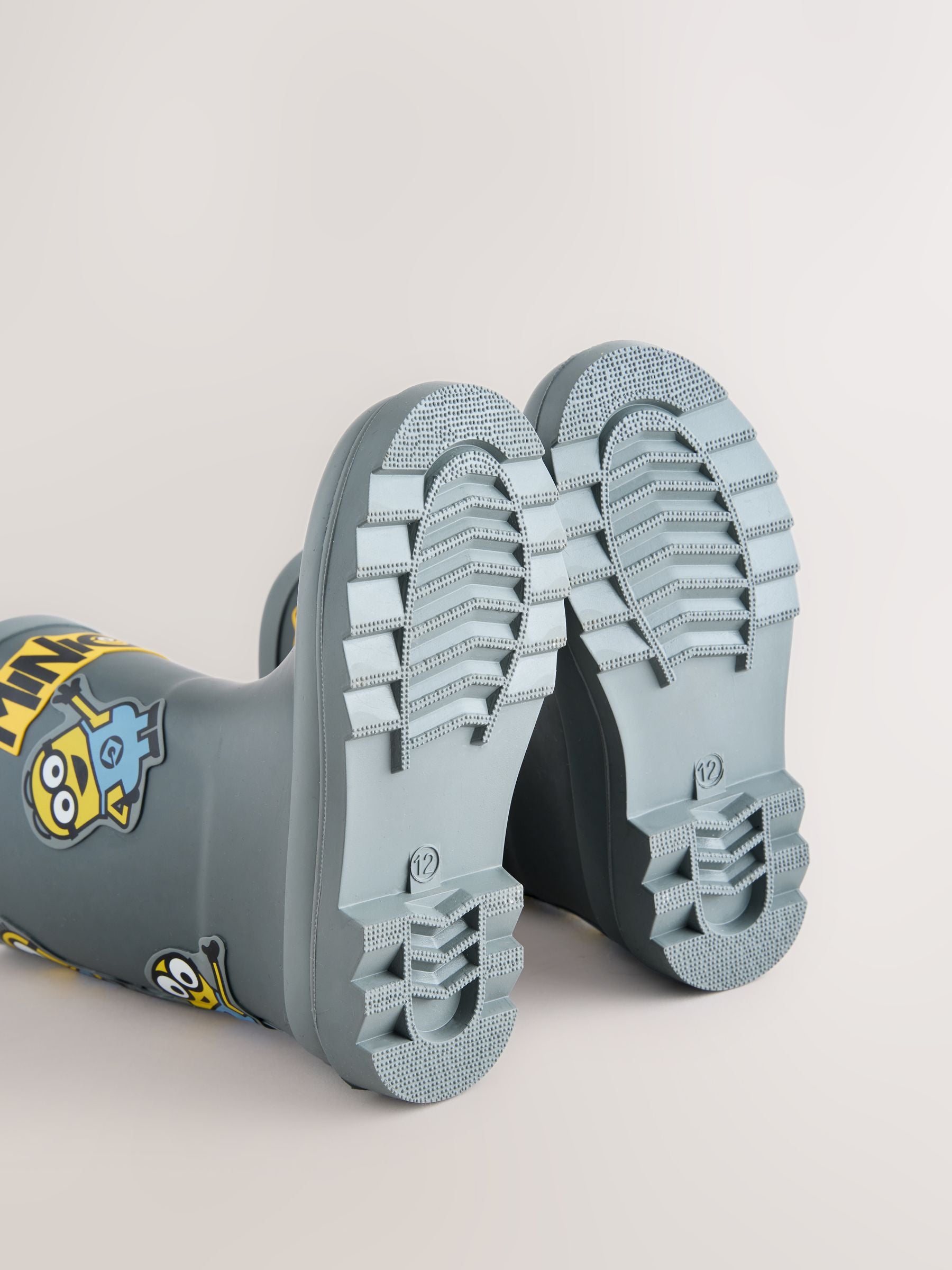 Grey Minions Rubber Wellies image 5