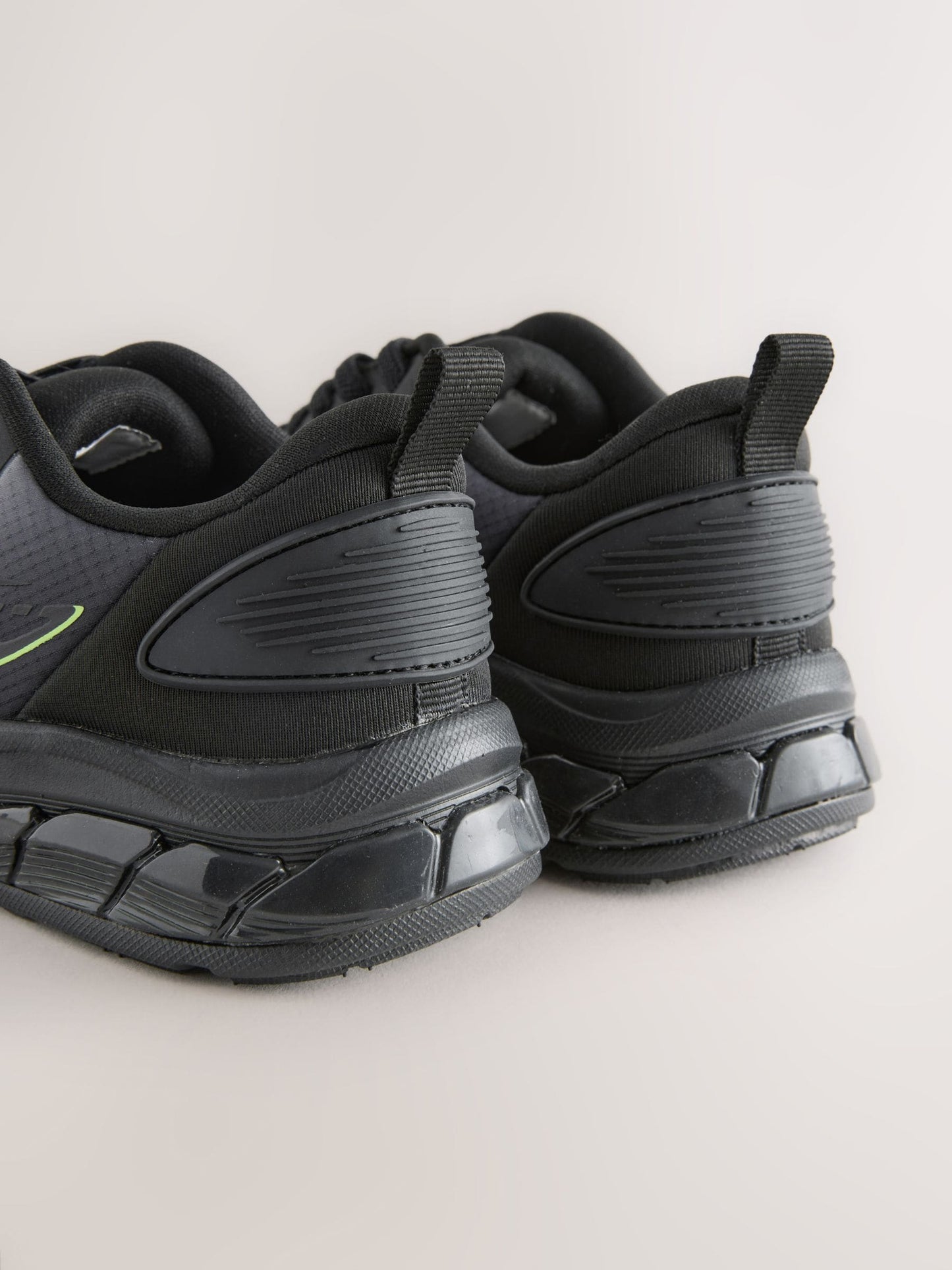 Grey Elastic Lace Trainers image 4