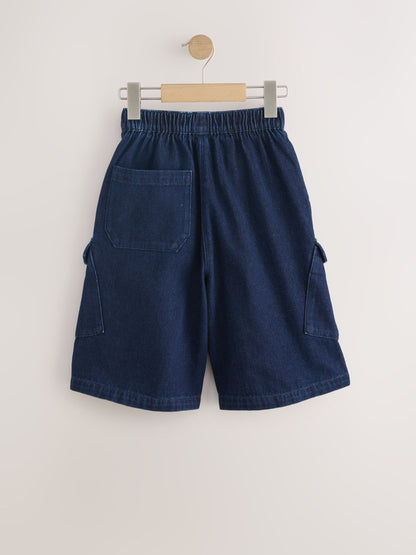 Dsiney Kidz - Dark Blue Denim Pull On Jorts (3-16yrs) image 2
