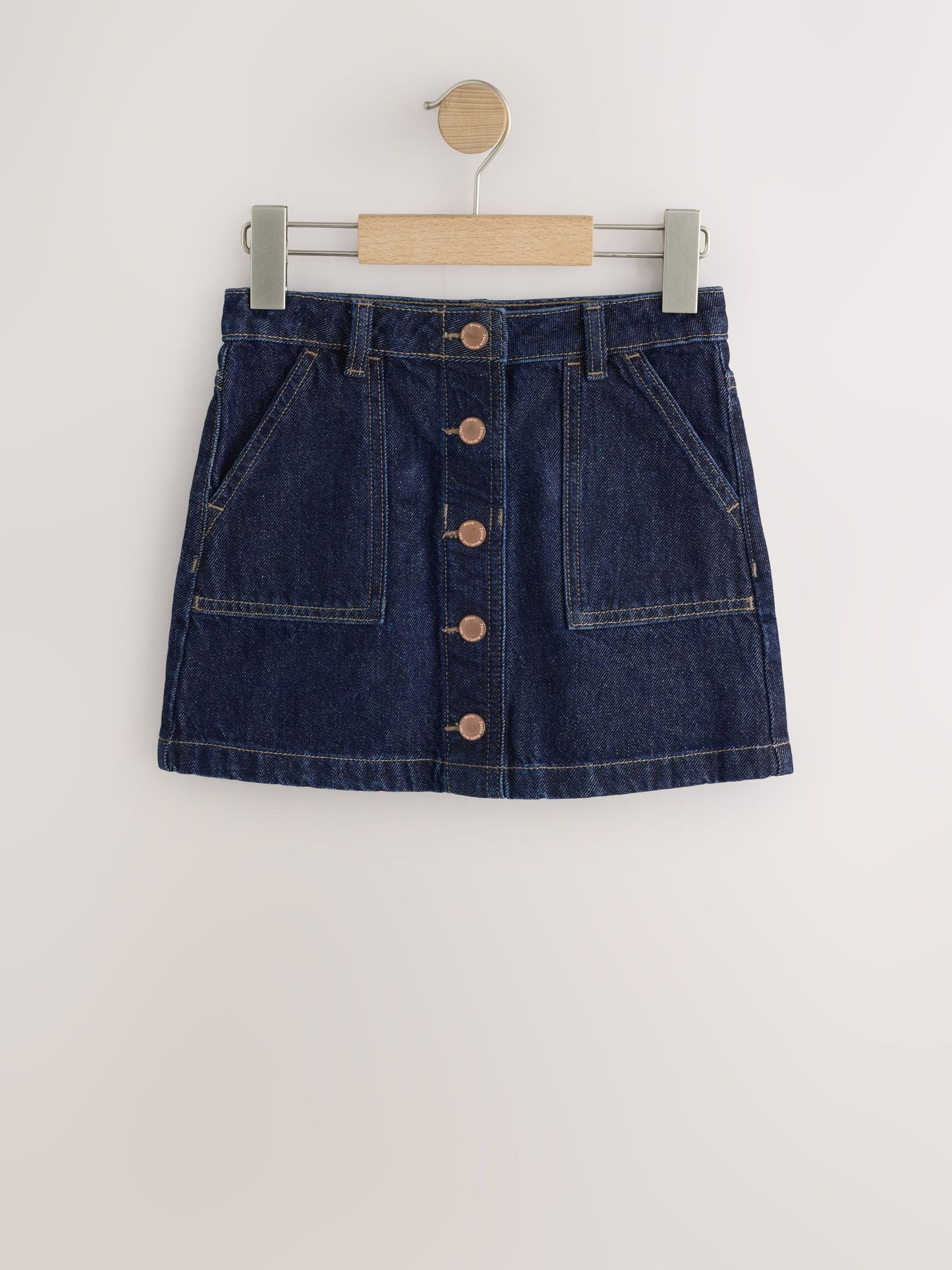 Dsiney Kidz - Dark Wash Denim Button Front Detail Skirt (3-16yrs) image 1