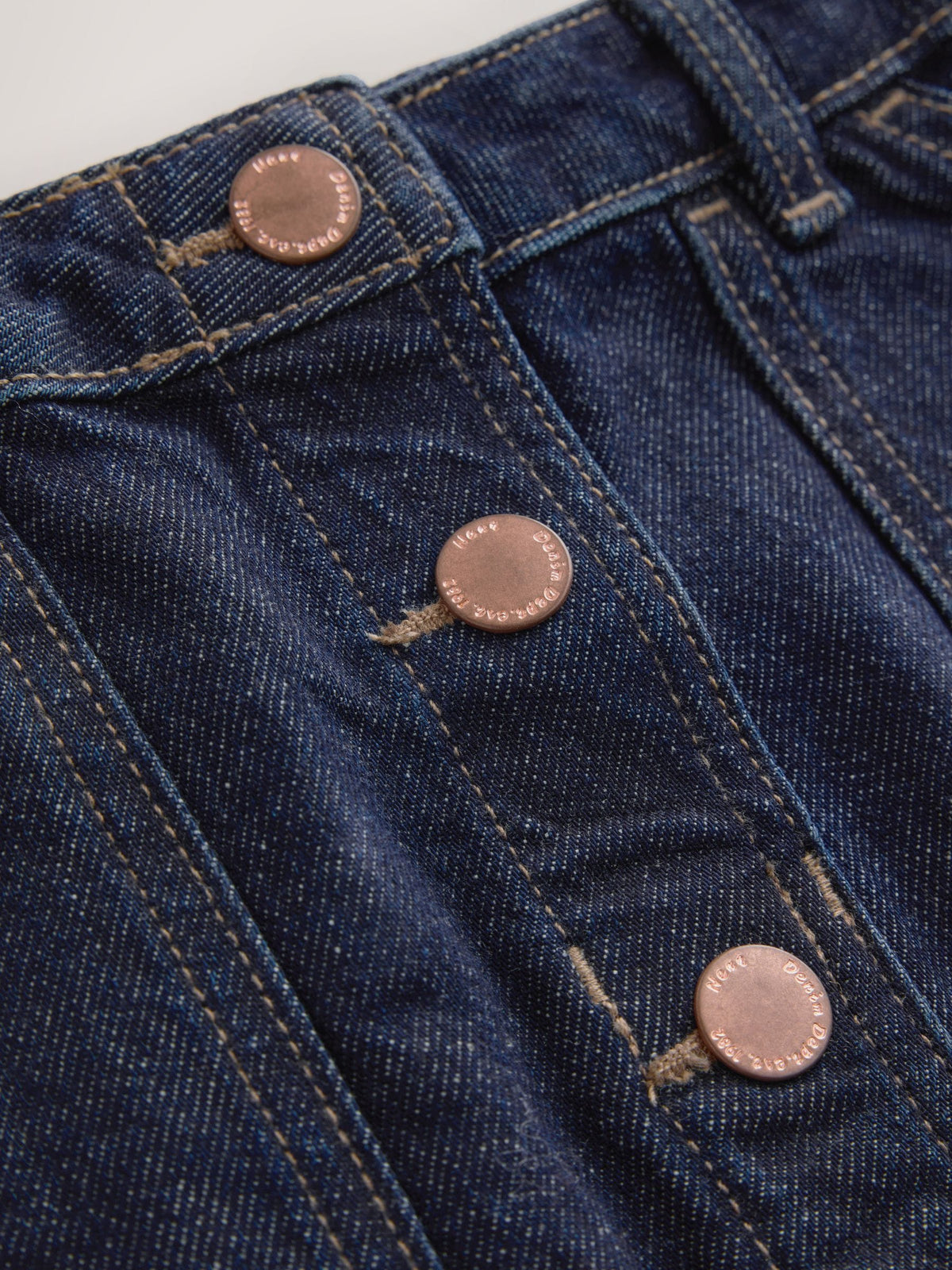 Dsiney Kidz - Dark Wash Denim Button Front Detail Skirt (3-16yrs) image 3