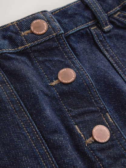 Dsiney Kidz - Dark Wash Denim Button Front Detail Skirt (3-16yrs) image 3