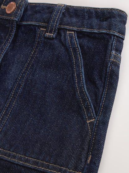 Dsiney Kidz - Dark Wash Denim Button Front Detail Skirt (3-16yrs) image 4
