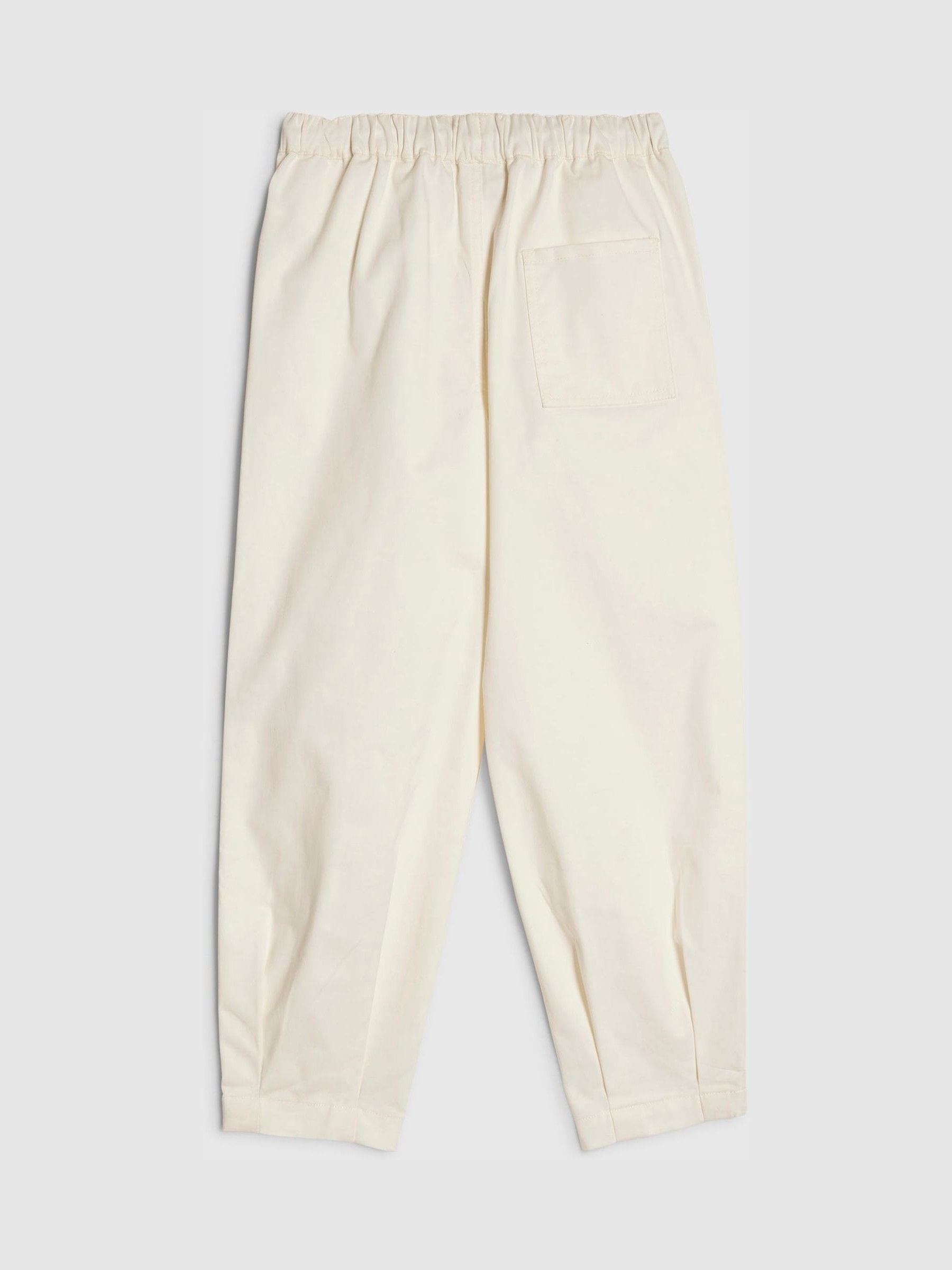 Dsiney Kidz - River Island Cream Denim Cargo Trousers with Keyring image 4