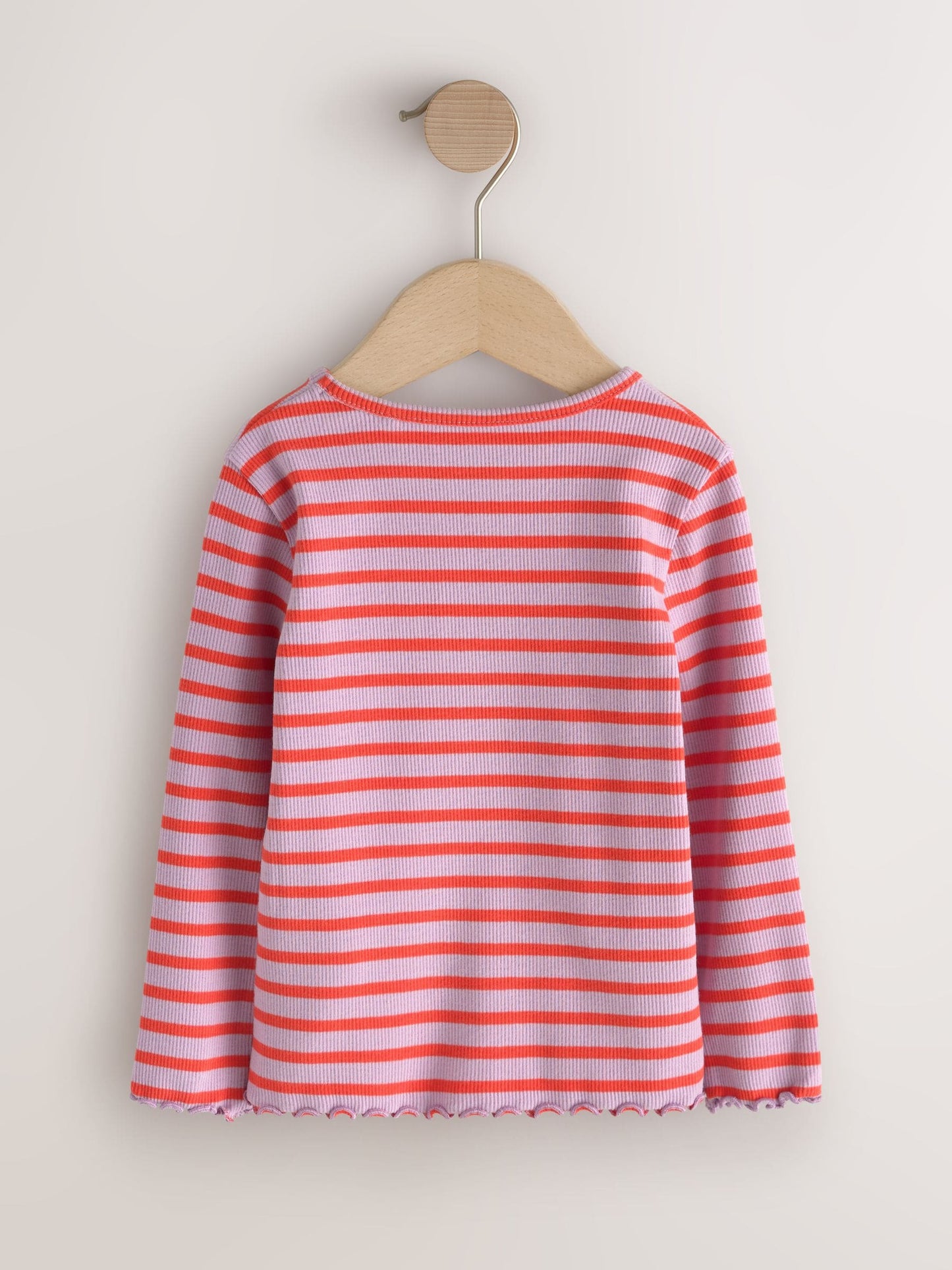 Dsiney Kidz - Ecru Rainbow Horse Long Sleeve Ribbed Tops 5 Pack (3mths-7yrs) image 7