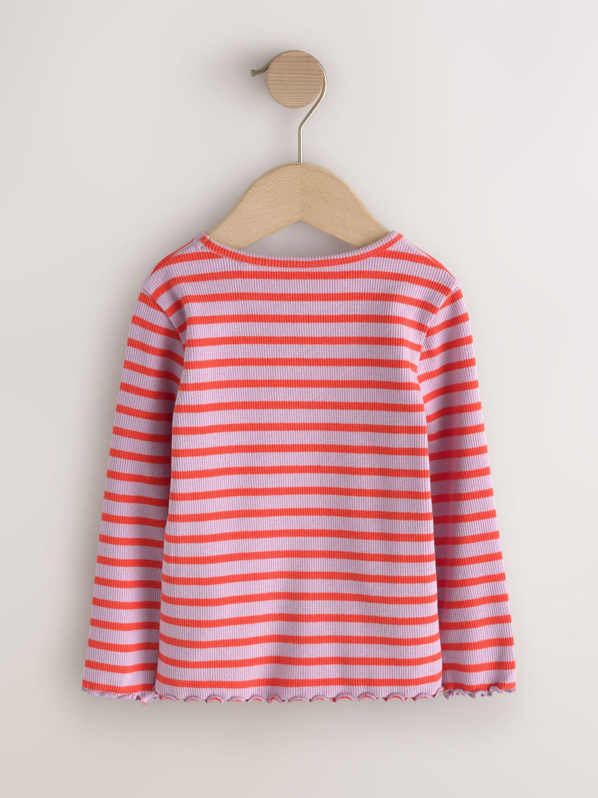 Dsiney Kidz - Ecru Rainbow Horse Long Sleeve Ribbed Tops 5 Pack (3mths-7yrs) image 7