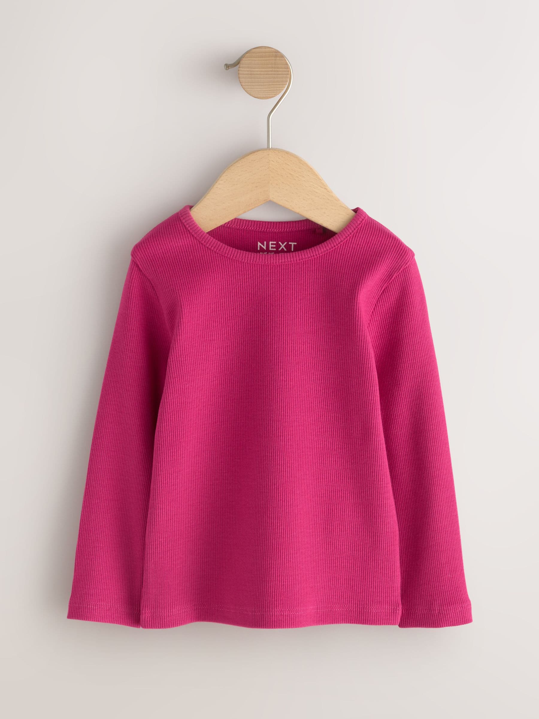 Dsiney Kidz - Burgundy Long Sleeve Ribbed Tops 5 Pack (3mths-7yrs) image 4
