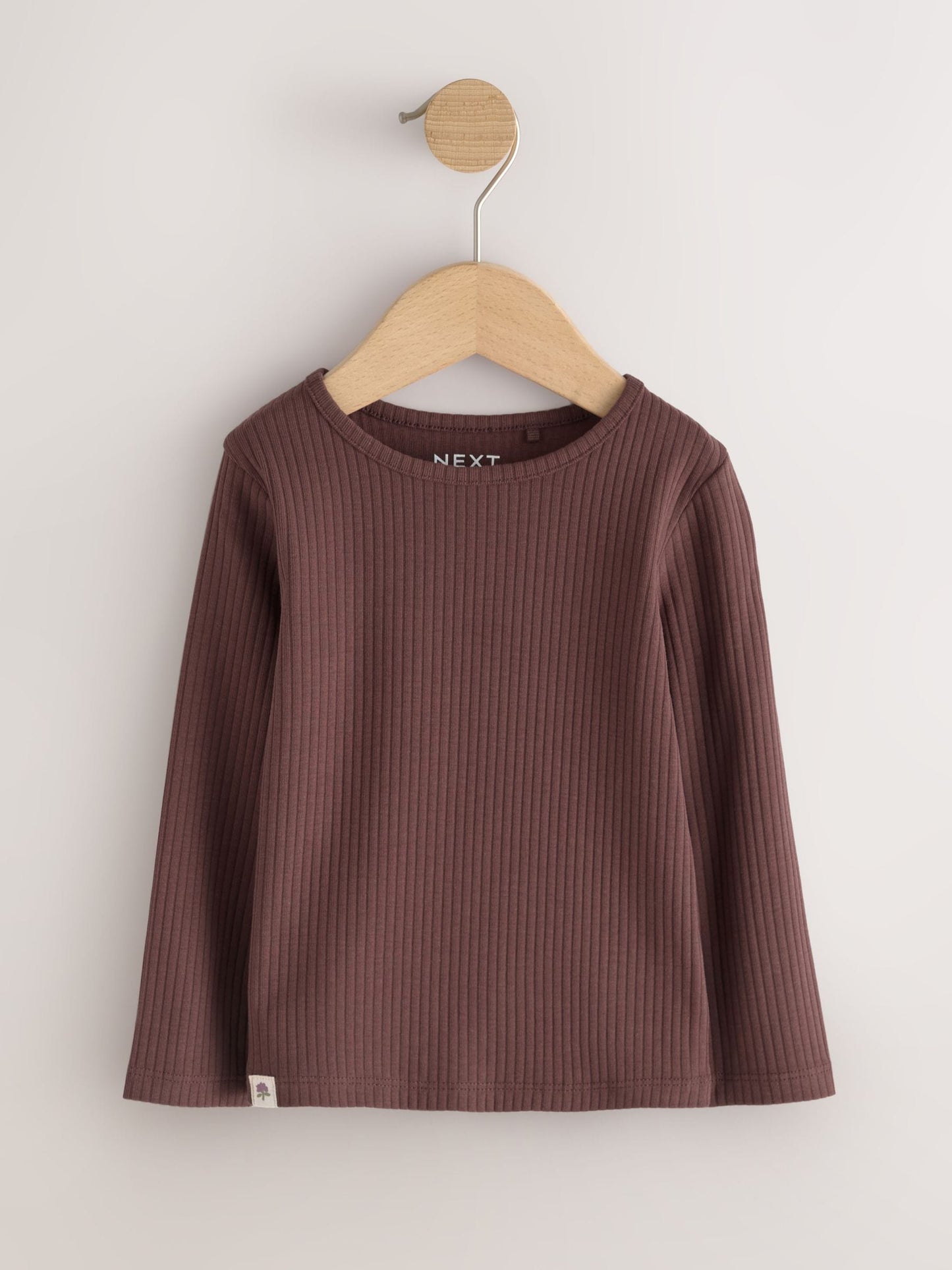 Dsiney Kidz - Neutral Long Sleeve Ribbed Tops 5 Pack (3mths-7yrs) image 4