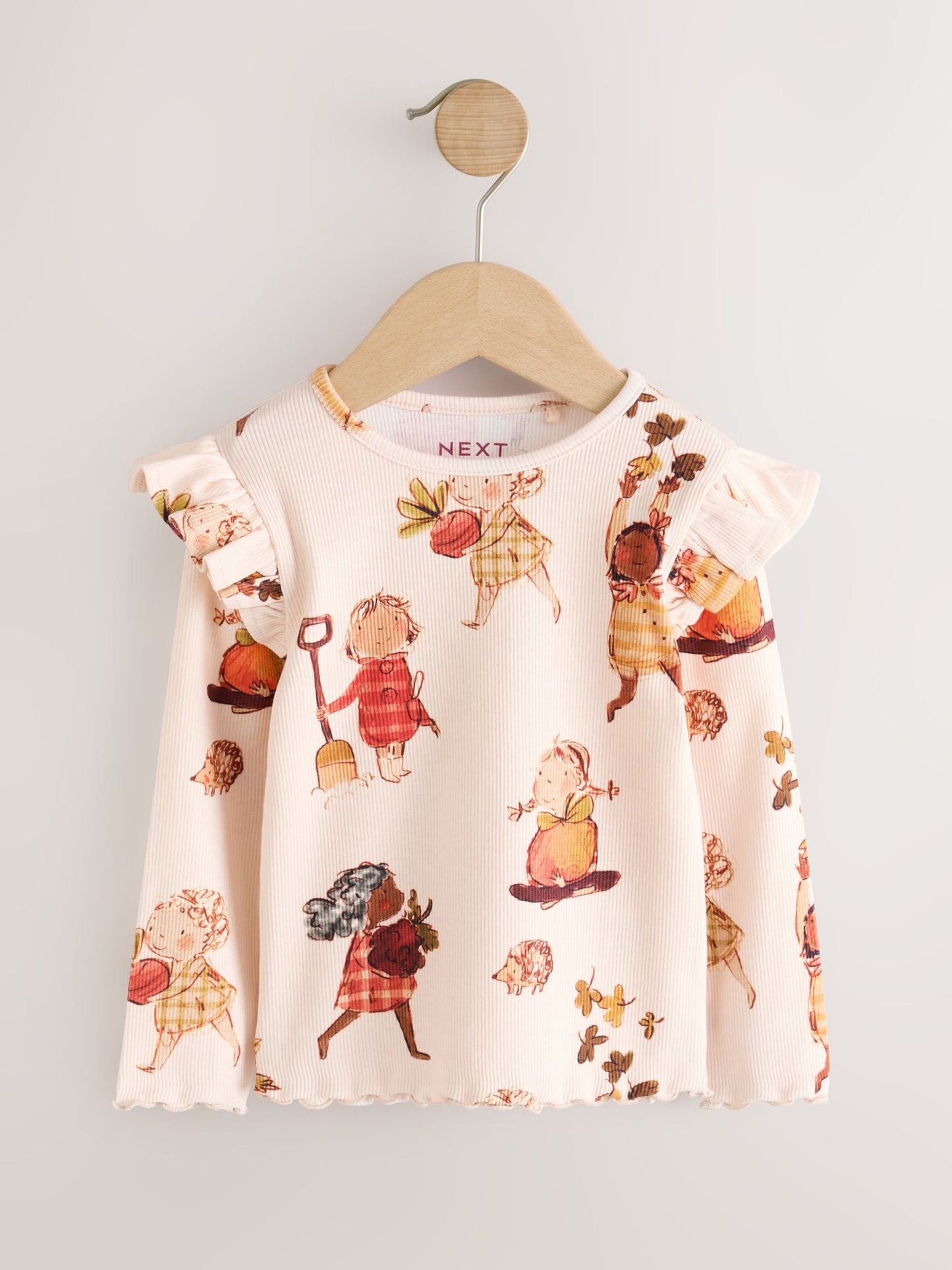 Dsiney Kidz - Berry Autumn Fairies Long Sleeve Ribbed Tops 5 Pack (3mths-7yrs) image 2