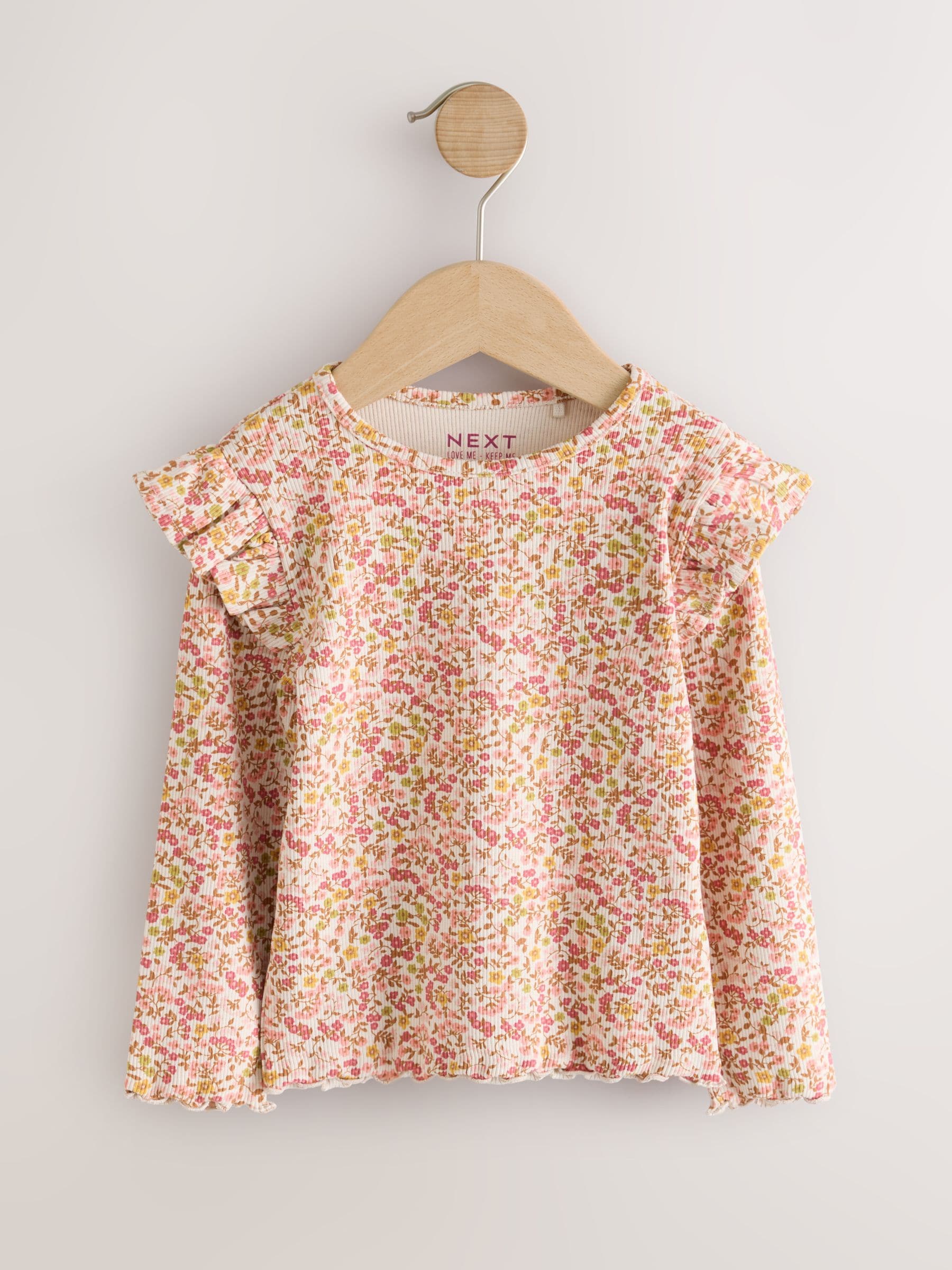 Dsiney Kidz - Berry Autumn Fairies Long Sleeve Ribbed Tops 5 Pack (3mths-7yrs) image 3
