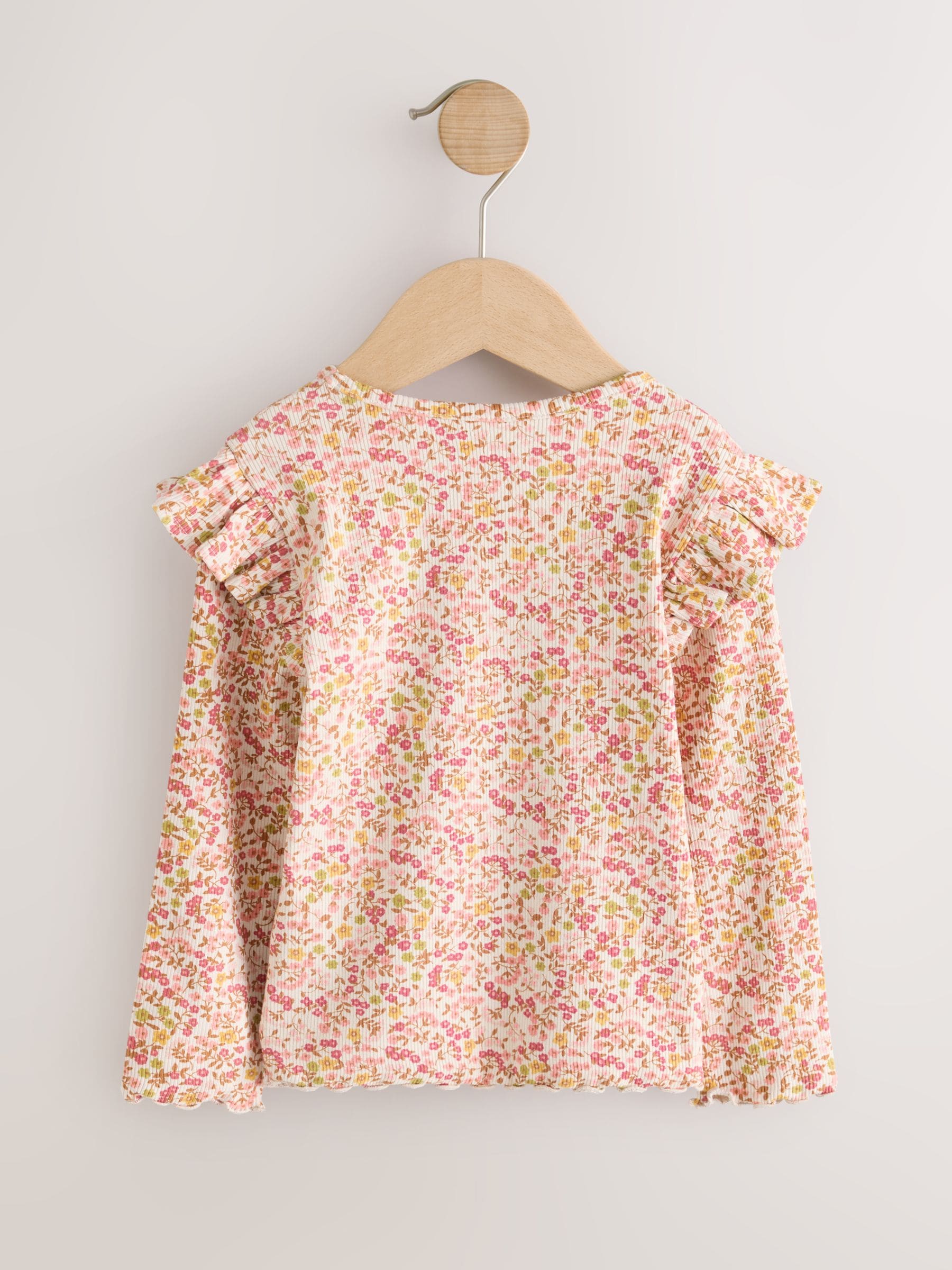 Dsiney Kidz - Berry Autumn Fairies Long Sleeve Ribbed Tops 5 Pack (3mths-7yrs) image 4