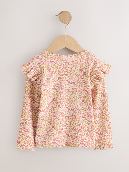 Dsiney Kidz - Berry Autumn Fairies Long Sleeve Ribbed Tops 5 Pack (3mths-7yrs) image 4