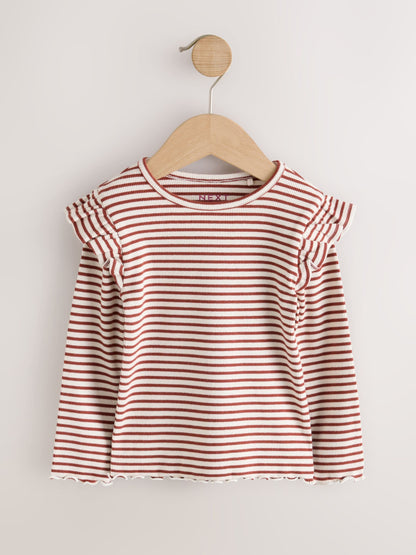 Dsiney Kidz - Berry Autumn Fairies Long Sleeve Ribbed Tops 5 Pack (3mths-7yrs) image 5