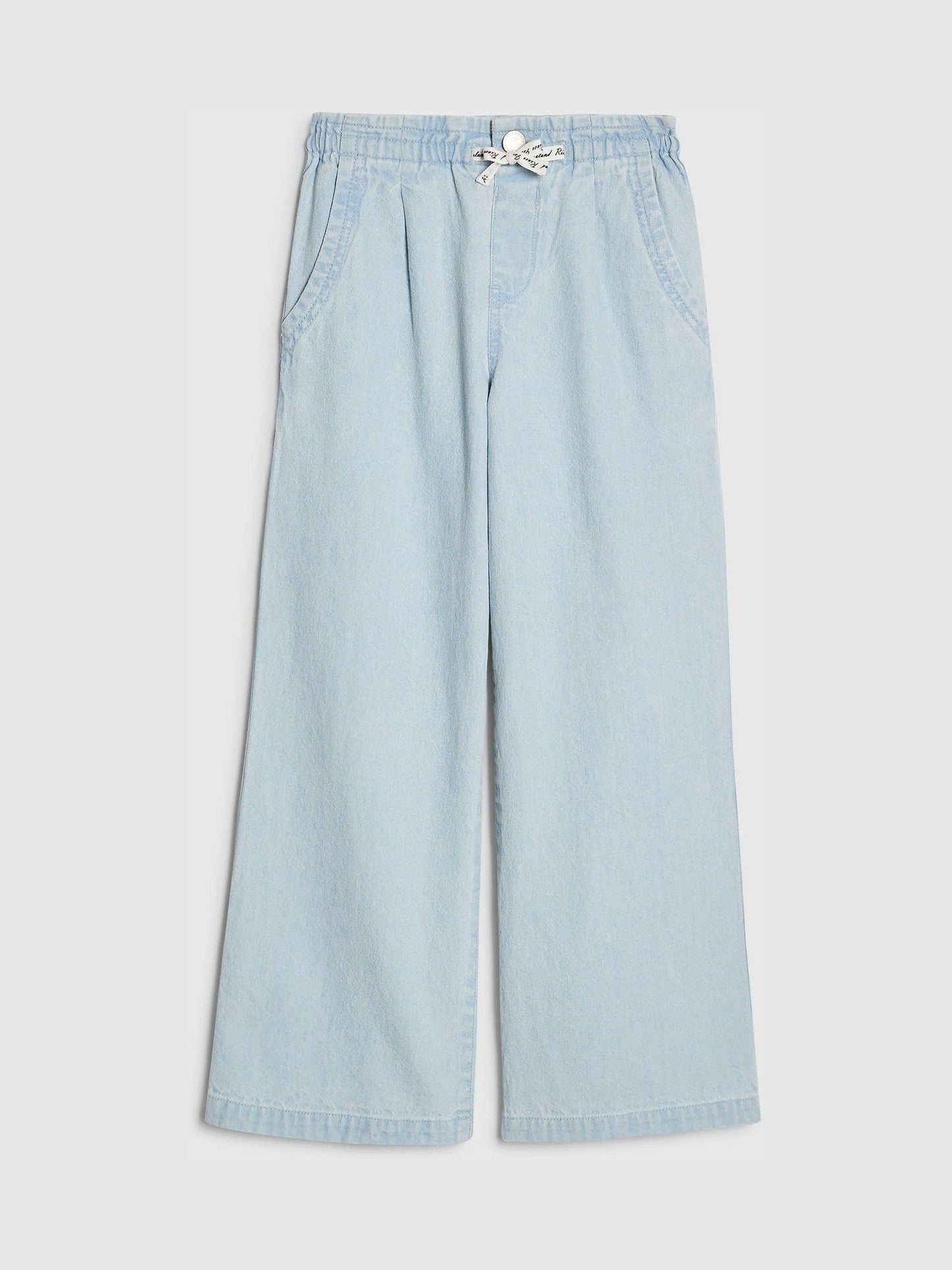 Dsiney Kidz - River Island Light Blue Pull On Wide Leg Jeans image 1